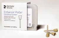 Enhance PoGo One-Step Diamond Micro Polisher Cups, RA, Refill, 40/Pk, 662023 thumbnail 2