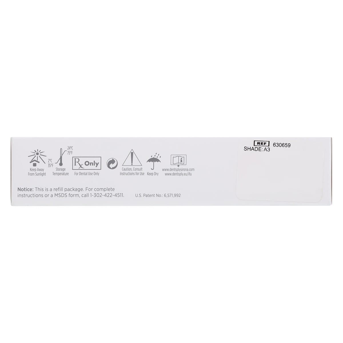 Esthet-X HD Micro Matrix Restorative Material, Syringe Refill, 3 g, A3, Regular Body, 1/Pk, 630659 thumbnail 8