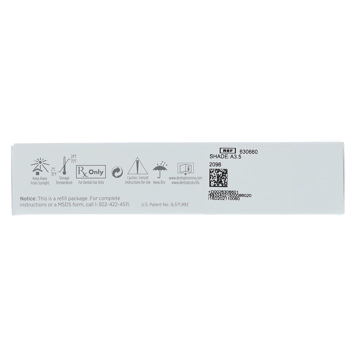 Esthet-X HD High Definition Micro Matrix Restorative, Easy-Twist Syringe Refill, Regular Body, Shade A3.5, 3g, 630660 thumbnail 7