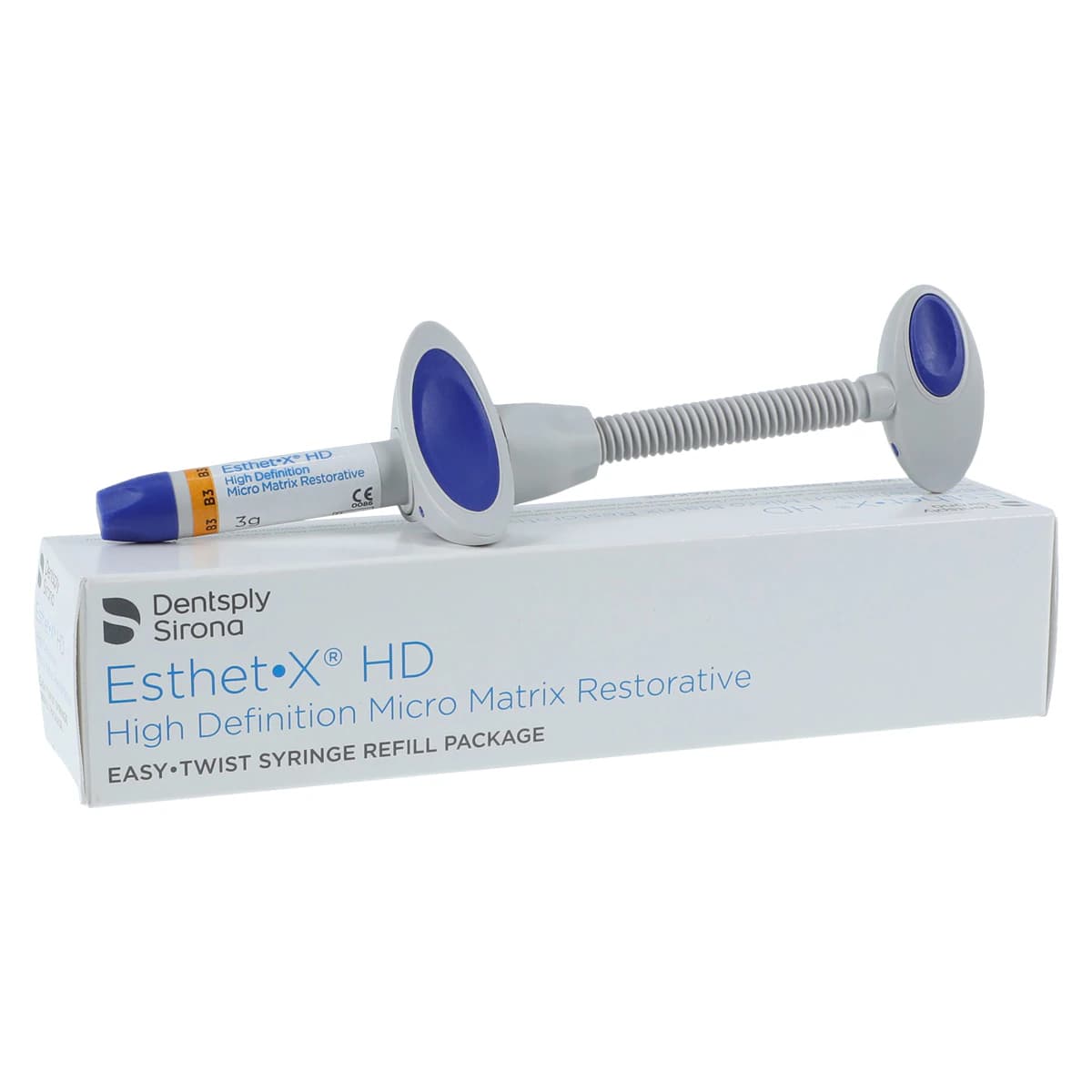 Esthet-X HD High Definition Micro Matrix Restorative, Easy-Twist Syringe Refill, Regular Body, Shade B3, 3g, 630664 - Esthet-X HD Syringe Refill B3 - Image 1