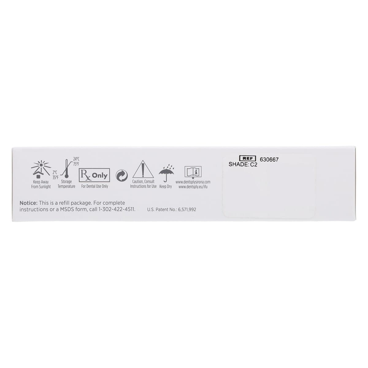 Esthet-X HD Micro Matrix Restorative Material, Syringe Refill, 3 g, Shade C2, Regular Body, 1/Pk, 630667 thumbnail 8
