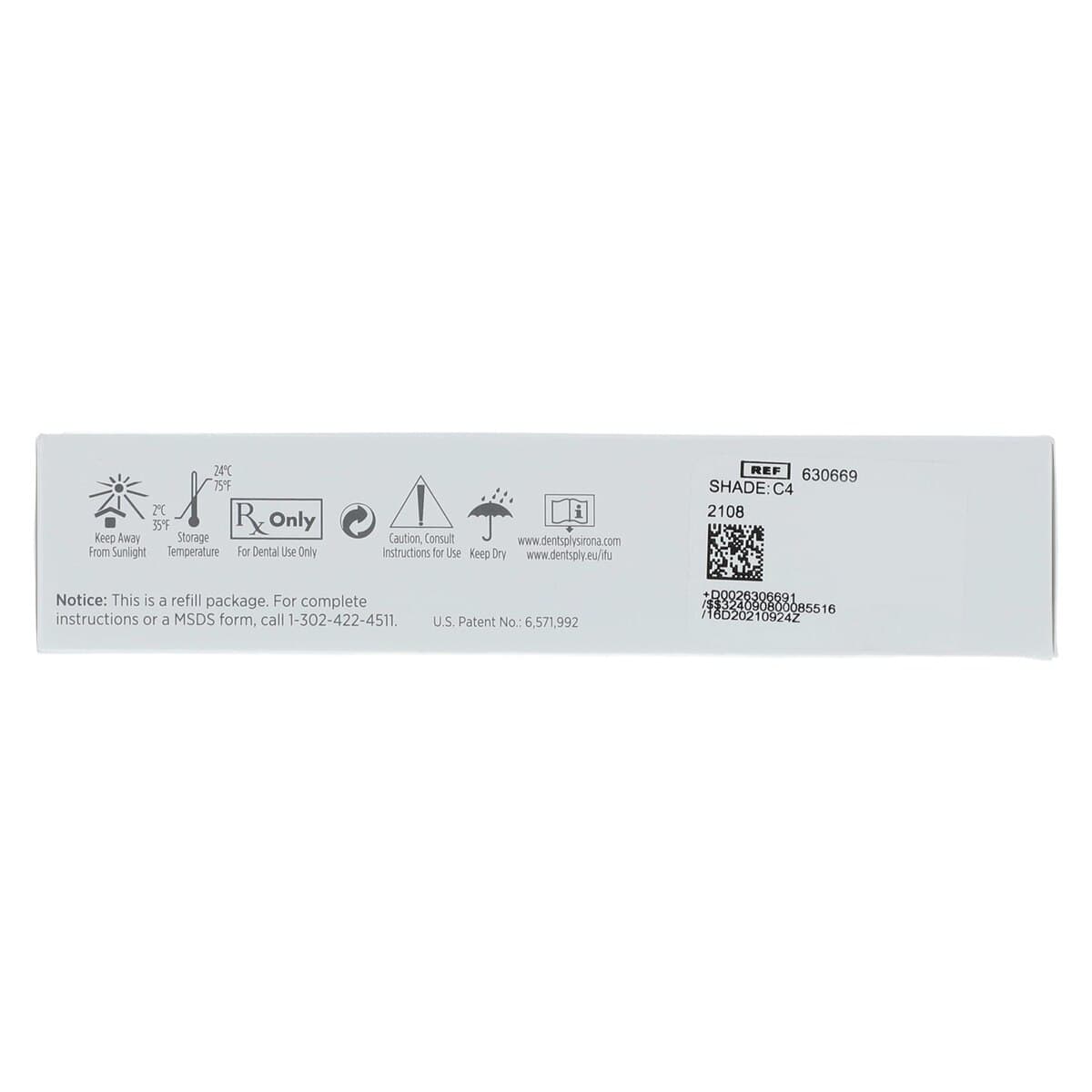 Esthet-X HD Micro Matrix Restorative Material, Syringe Refill, 3 g, C4, Regular Body, Easy-Twist, 1/Pk, 630669 thumbnail 7