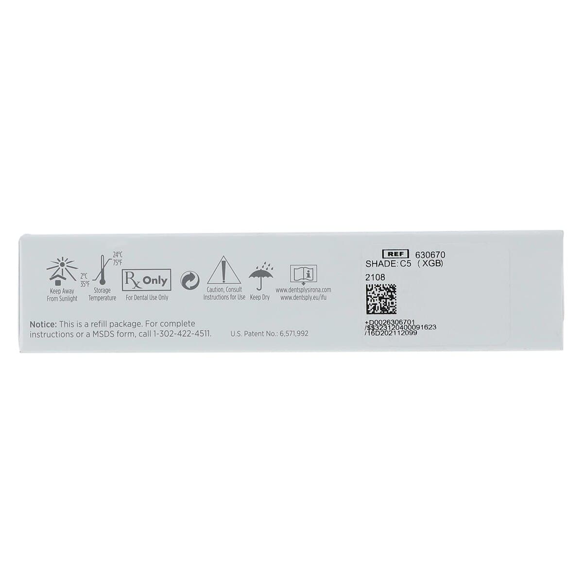 Esthet-X HD High Definition Micro Matrix Restorative, Easy-Twist Syringe Refill, Regular Body, Shade C5-XGB, 3g, 630670 thumbnail 8
