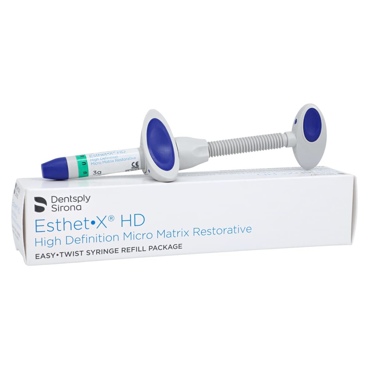 Esthet-X HD High Definition Micro Matrix Restorative, Easy-Twist Syringe Refill, Universal (U), Regular Body, 3 g, 630673 - Esthet-X HD Easy-Twist Syringe - Image 1