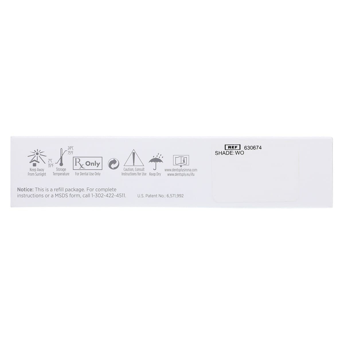 Esthet-X HD Micro Matrix Restorative Material, Syringe Refill, 3 g, White Opaque (W-O), 1/Pk, 630674 thumbnail 7