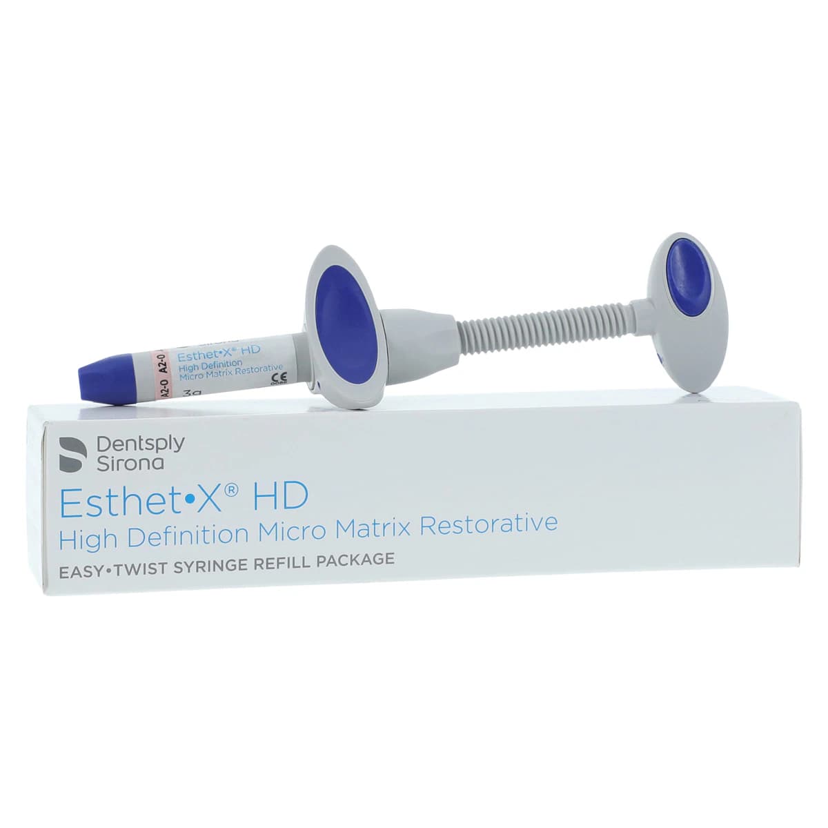 Esthet-X HD High Definition Micro Matrix Restorative, Easy-Twist Syringe Refill, Opaque Dentin A2-O, 3g, 630675 - Esthet-X HD Syringe Refill A2-O - Image 1