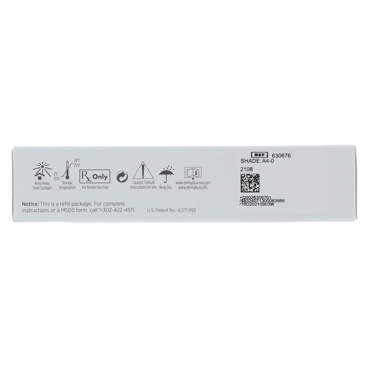 Esthet-X HD Micro Matrix Restorative Material, Syringe Refill, 3 g, A4-O Opaque Dentin, 1/Pk, 630676 thumbnail 8