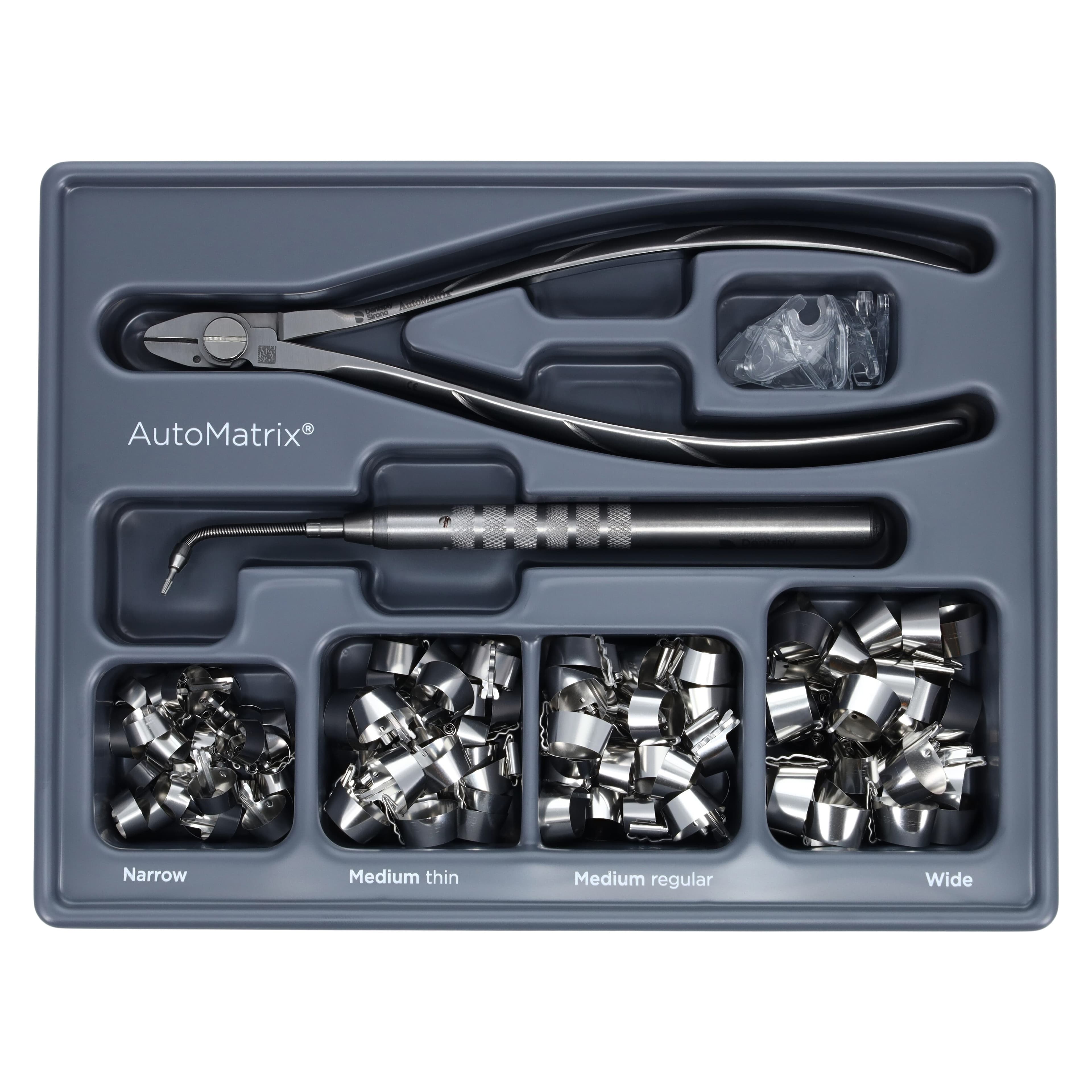Dentsply Sirona AutoMatrix Retainerless Matrix System Introductory Kit, 96 Assorted Bands, Automate III Tightening Device, Snippers, 663032 thumbnail 3