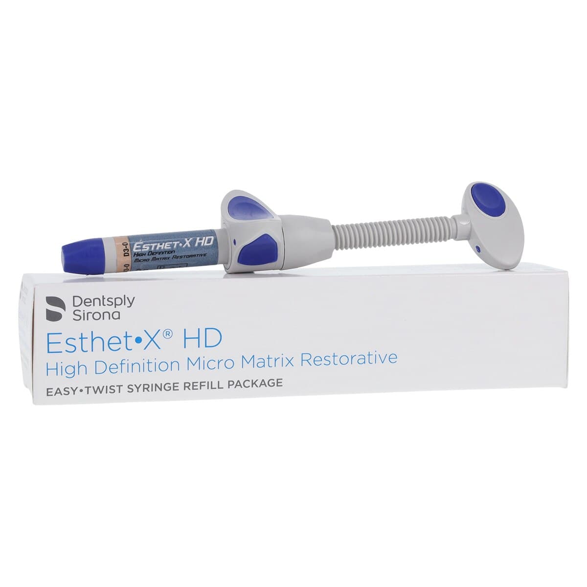 Esthet-X HD High Definition Micro Matrix Restorative, Easy-Twist Syringe Refill, Opaque Dentin Shade D3-O, 3g, 630680 - Esthet-X HD Easy-Twist Syringe - Image 1