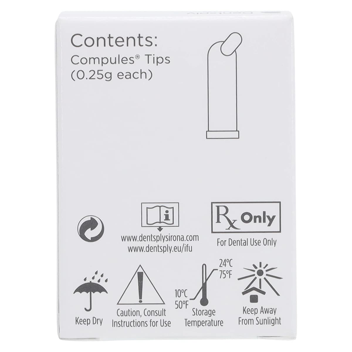 Esthet-X HD Micro Matrix Restorative Material, Compule Tip Refills, 0.25 g, Shade C1, Regular Body, 10/Pk, 630626 thumbnail 4