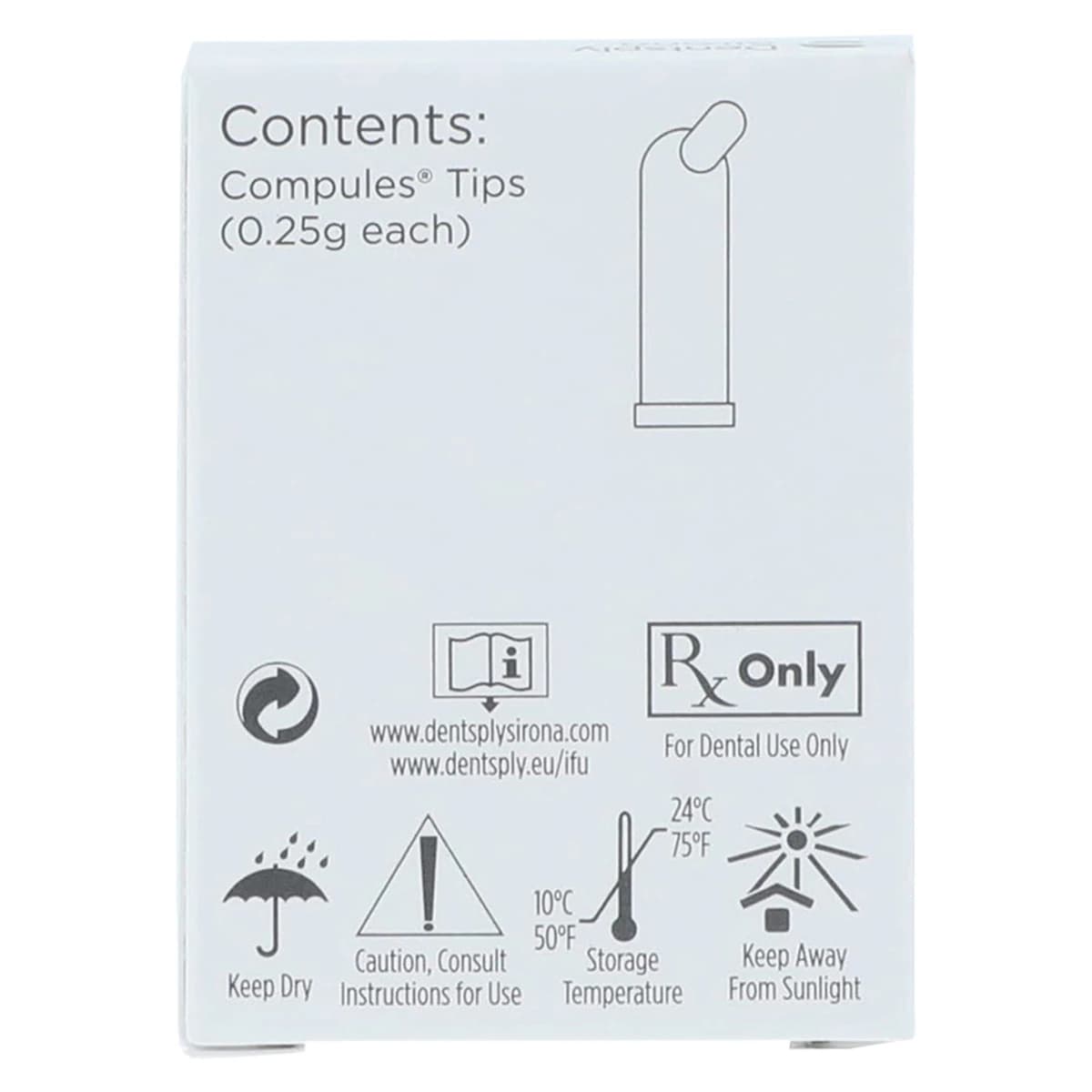 Esthet-X HD Micro Matrix Restorative Material, Compule Tip Refills, 0.25 g, D2, 10/Pk, 630631 thumbnail 6