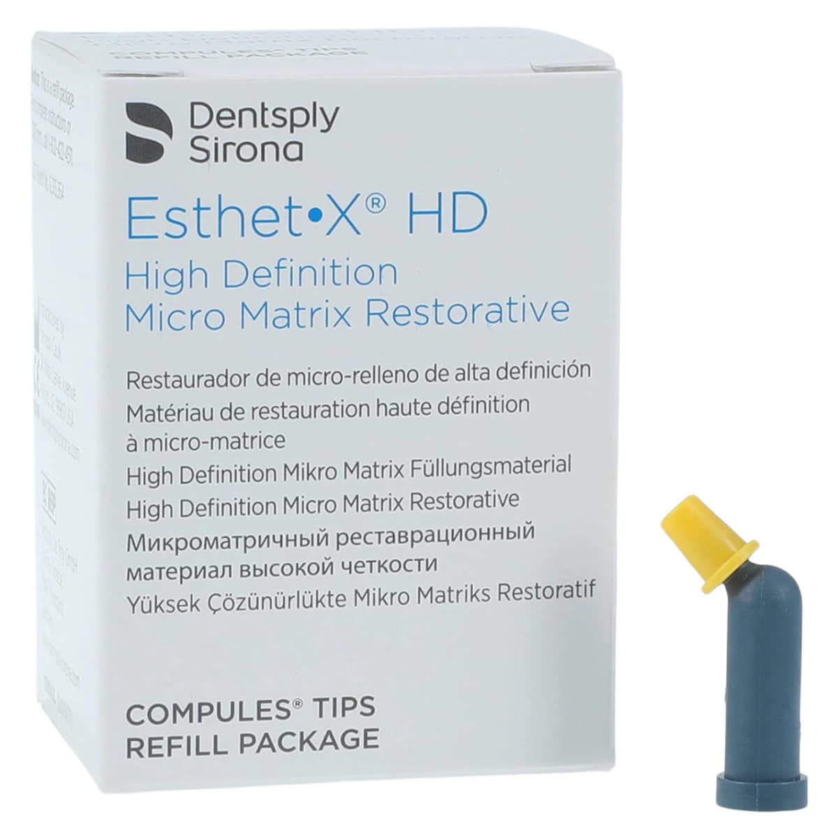 Esthet-X HD Micro Matrix Restorative Material, Compule Tip Refills, 0.25 g, B2-O Opaque Dentin, 10/Pk, 630637 - Esthet-X HD Micro Matrix Restorative Material, Compule Tip Refills, 0.25 g, B2-O, 10/Pk - Image 1