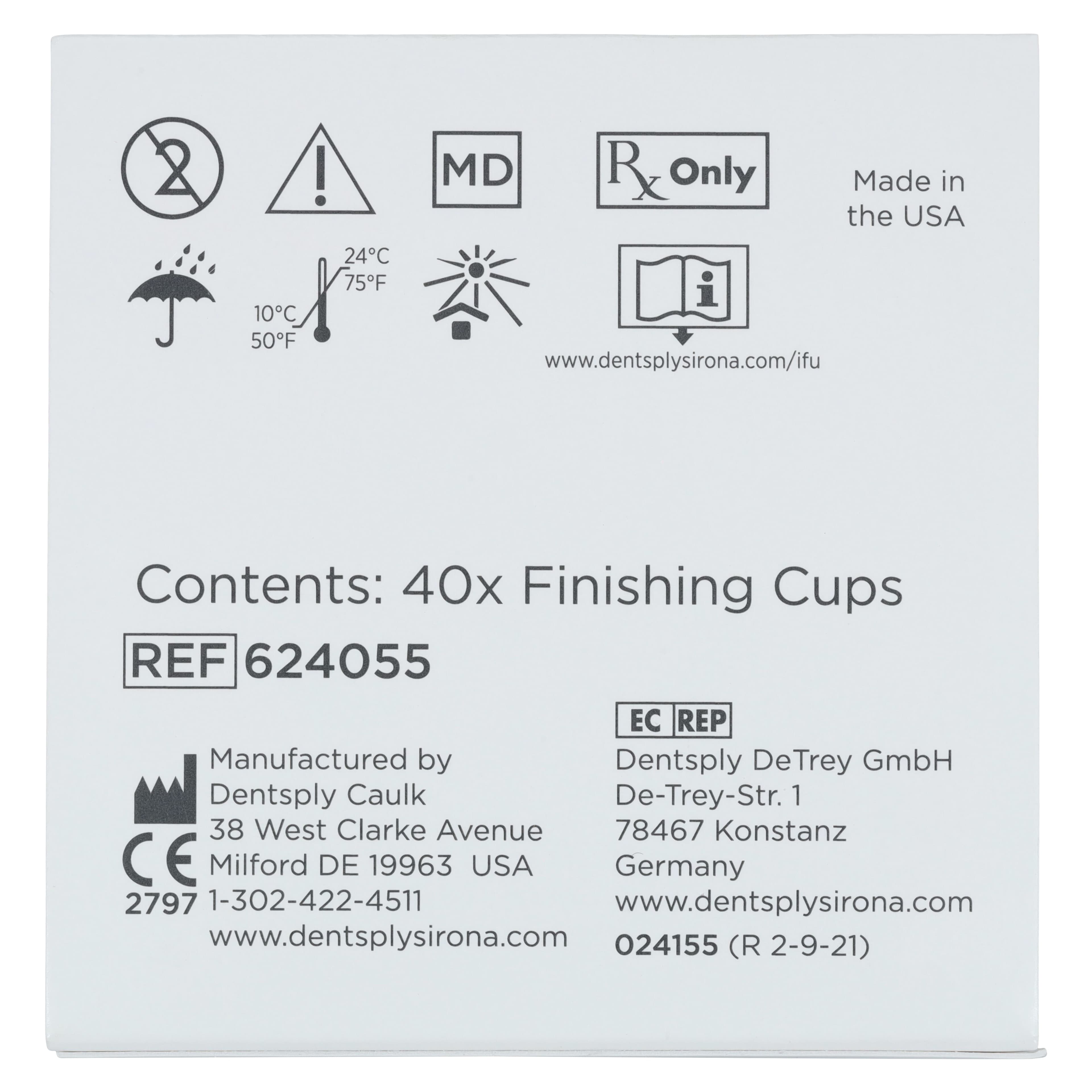 Dentsply Sirona Enhance Finishing Cups, Right Angle, Refill, 40/Pk, 624055 thumbnail 4