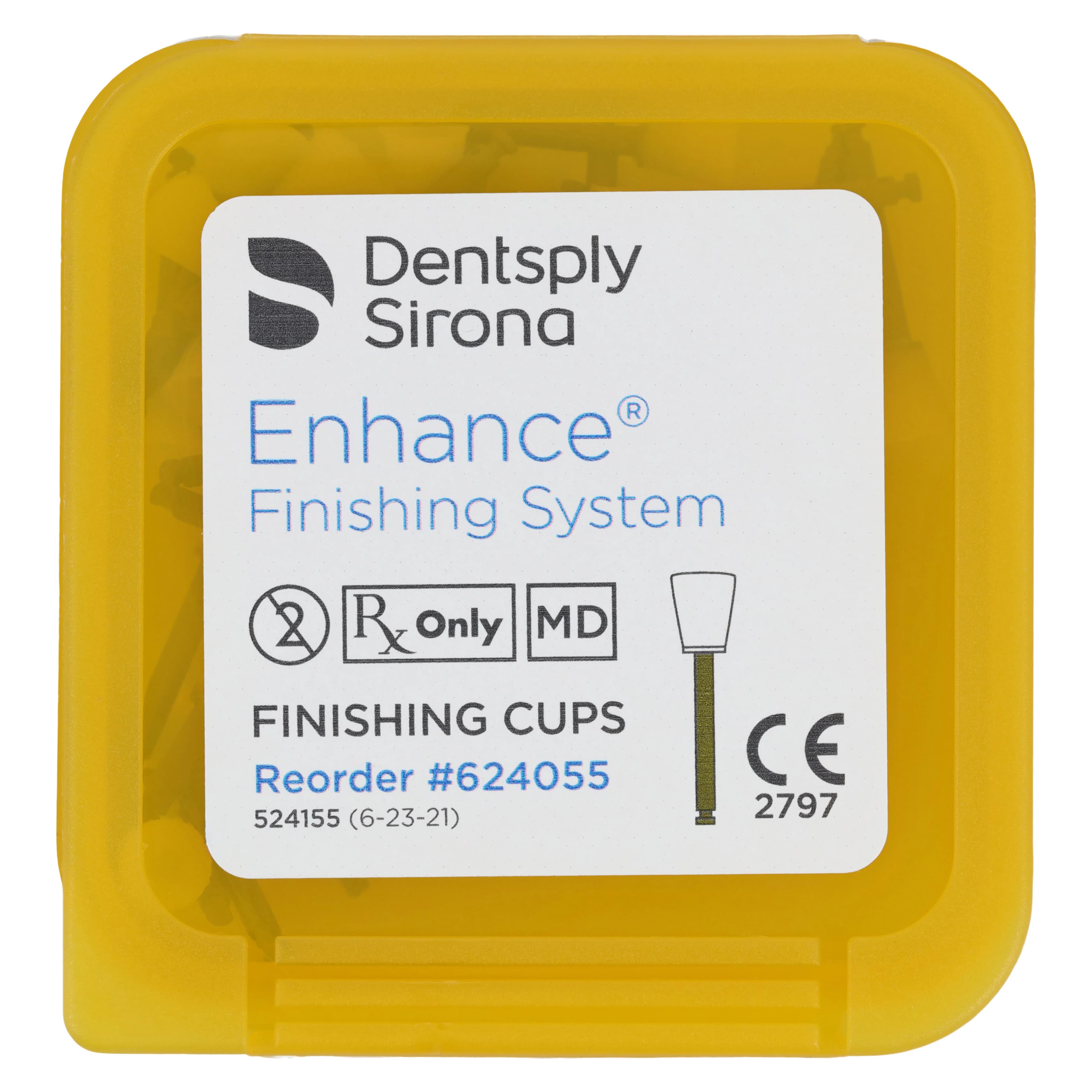 Dentsply Sirona Enhance Finishing Cups, Right Angle, Refill, 40/Pk, 624055 thumbnail 5