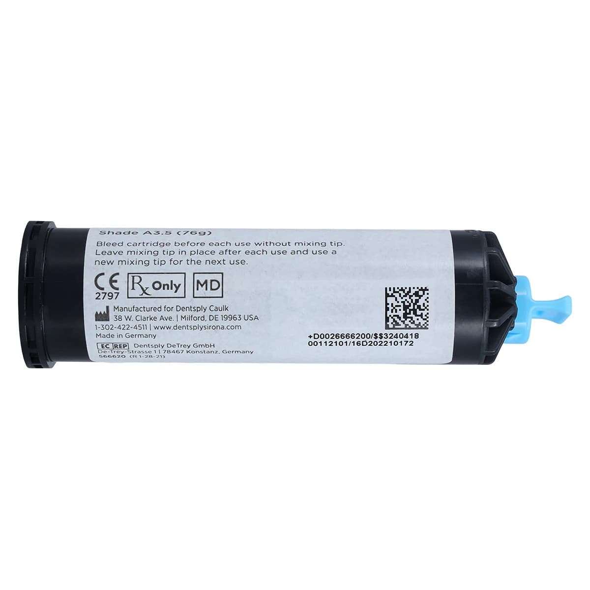 Integrity Multi-Cure Temporary Crown & Bridge Material, Cartridge Refill, 76 g, Shade A3.5, 1/Pk, 666620 thumbnail 5