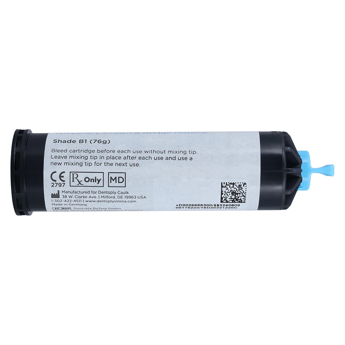 Integrity Multi-Cure Temporary Crown & Bridge Material, Cartridge Refill, Shade B1, 76 g, 1/Pk, 666630 thumbnail 5