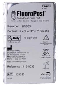 FluoroPost™ Endodontic Fiber Post #3 Blue Refill Pack of 5, 61i033 - FluoroPost™ Endodontic Fiber Post #3 Blue Refill Pack of 5 - Image 1