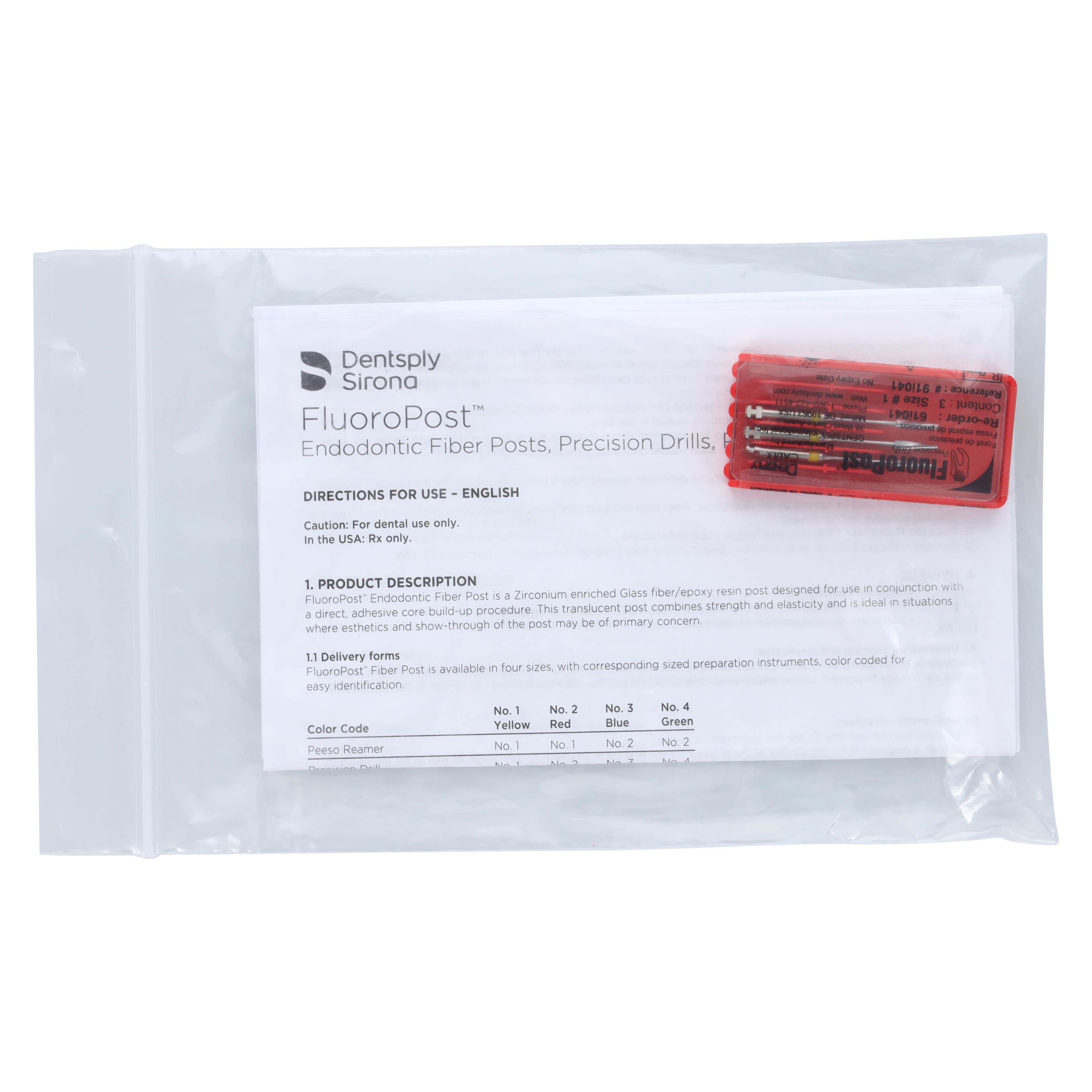 FluoroPost Precision Drill Refill, Size 1, Yellow, 3/Pkg, 61I041 thumbnail 6
