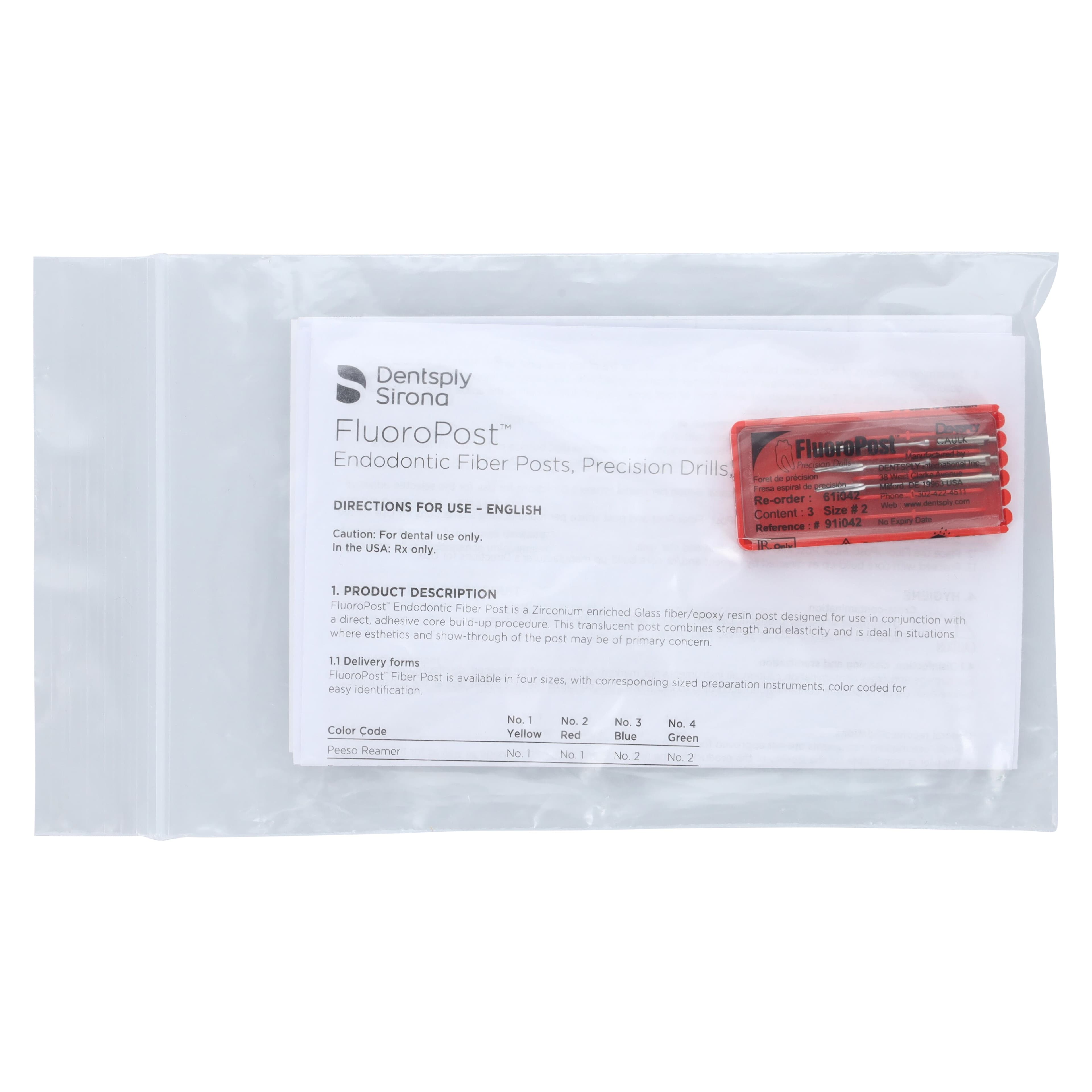 FluoroPost Precision Drill Refill, Size 2, Red, 3/Pkg, 61I042 thumbnail 6