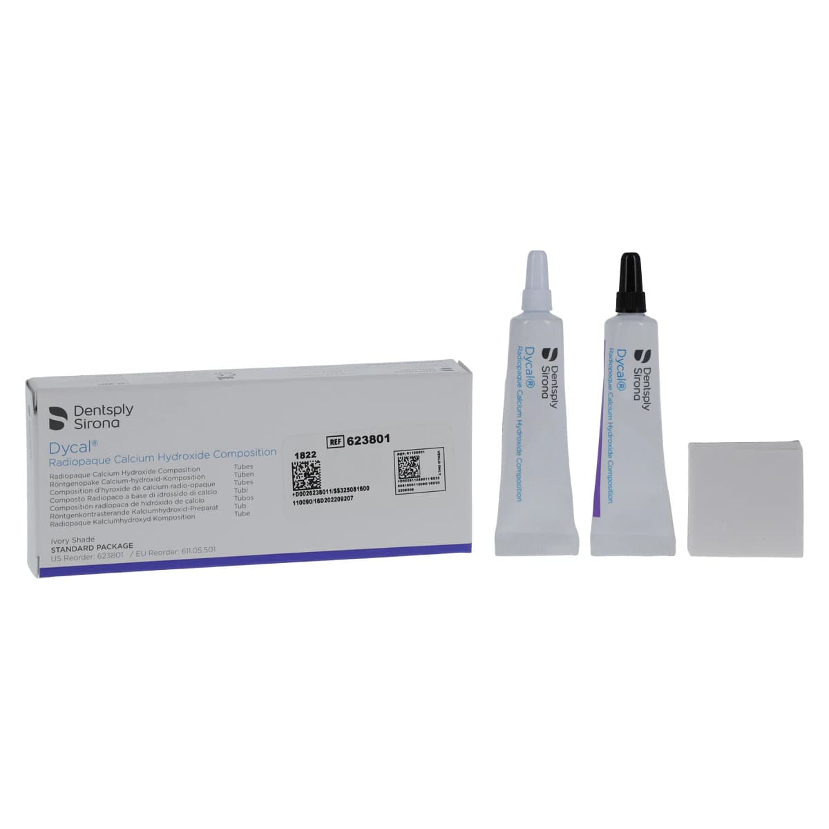 Dycal Radiopaque Calcium Hydroxide Cavity Liner, Standard Package, Ivory, 623801 - Dycal Radiopaque Calcium Hydroxide Refill - Image 1