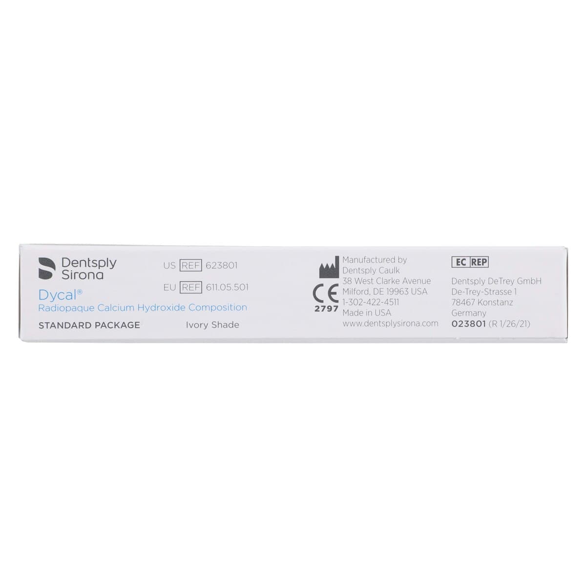 Dycal Radiopaque Calcium Hydroxide Cavity Liner, Standard Package, Ivory, 623801 thumbnail 5