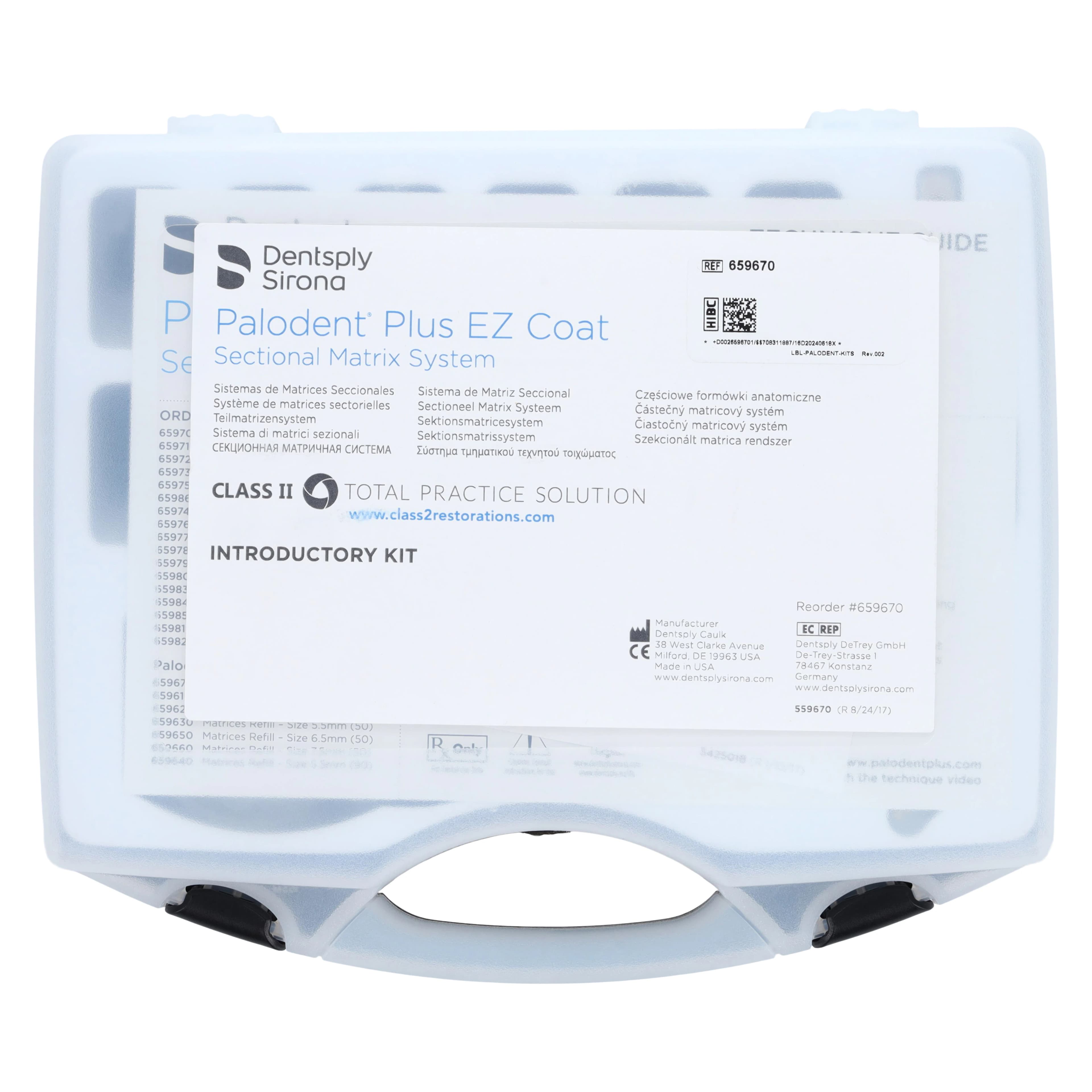 Palodent Plus EZ Coat Sectional Matrix System Introductory Kit, 100 Matrices, 75 Wedges, 30 WedgeGuards, 2 Rings, Forceps & Pin Tweezers, 659670 thumbnail 12