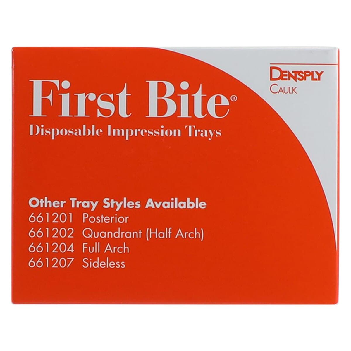 First Bite Disposable Double-Arch Impression Trays, Anterior, Rigid Polystyrene with Gauze Webbing, 30/Box, 661203 thumbnail 5