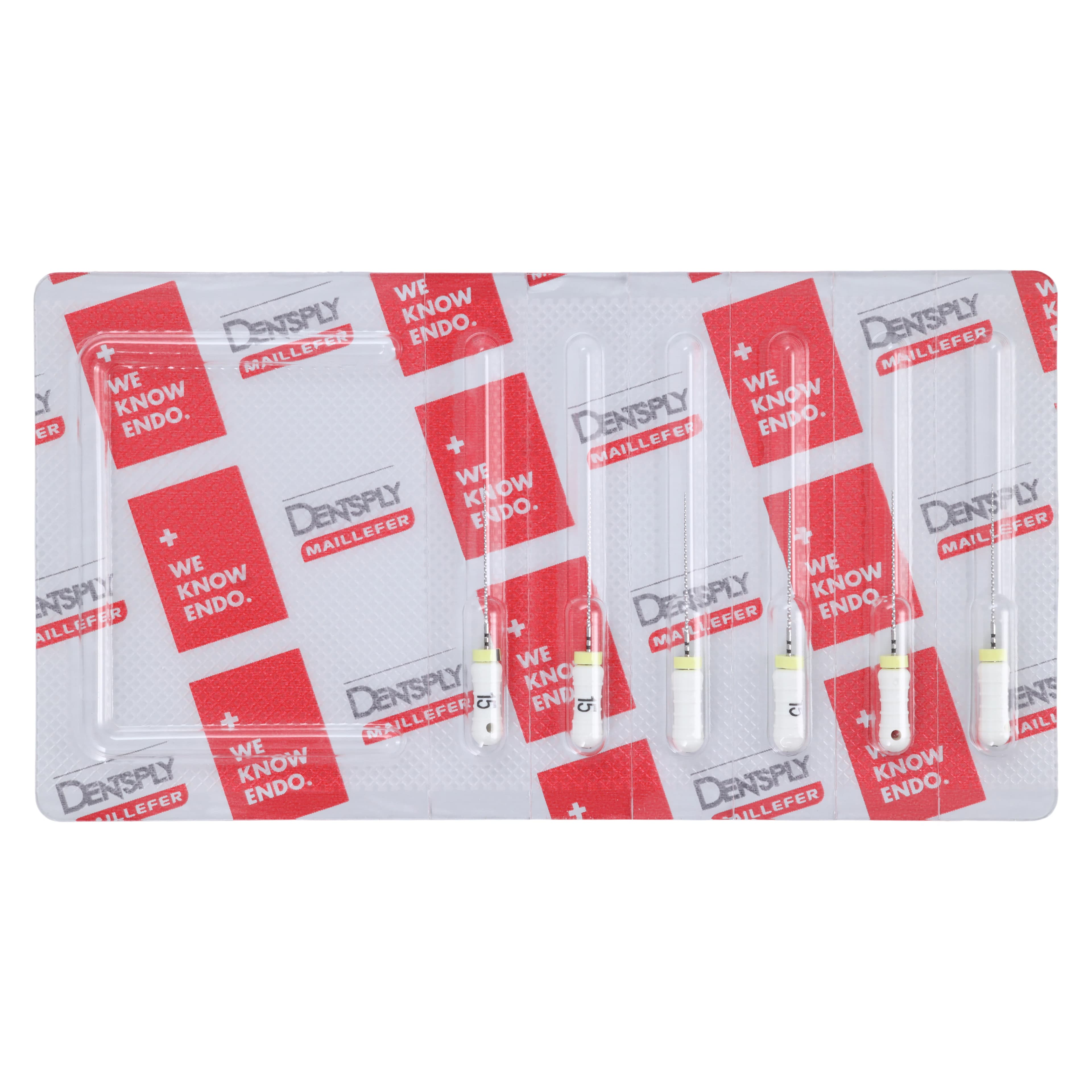 Ready-Steel C+ Stainless Steel Endodontic Hand File, Size #15, 21 mm, White, 6/Pk, 6701521 - Ready-Steel C+ Stainless Steel Hand Files, 21 mm, # 15, White, 6/Pk, 6701521 - Image 1