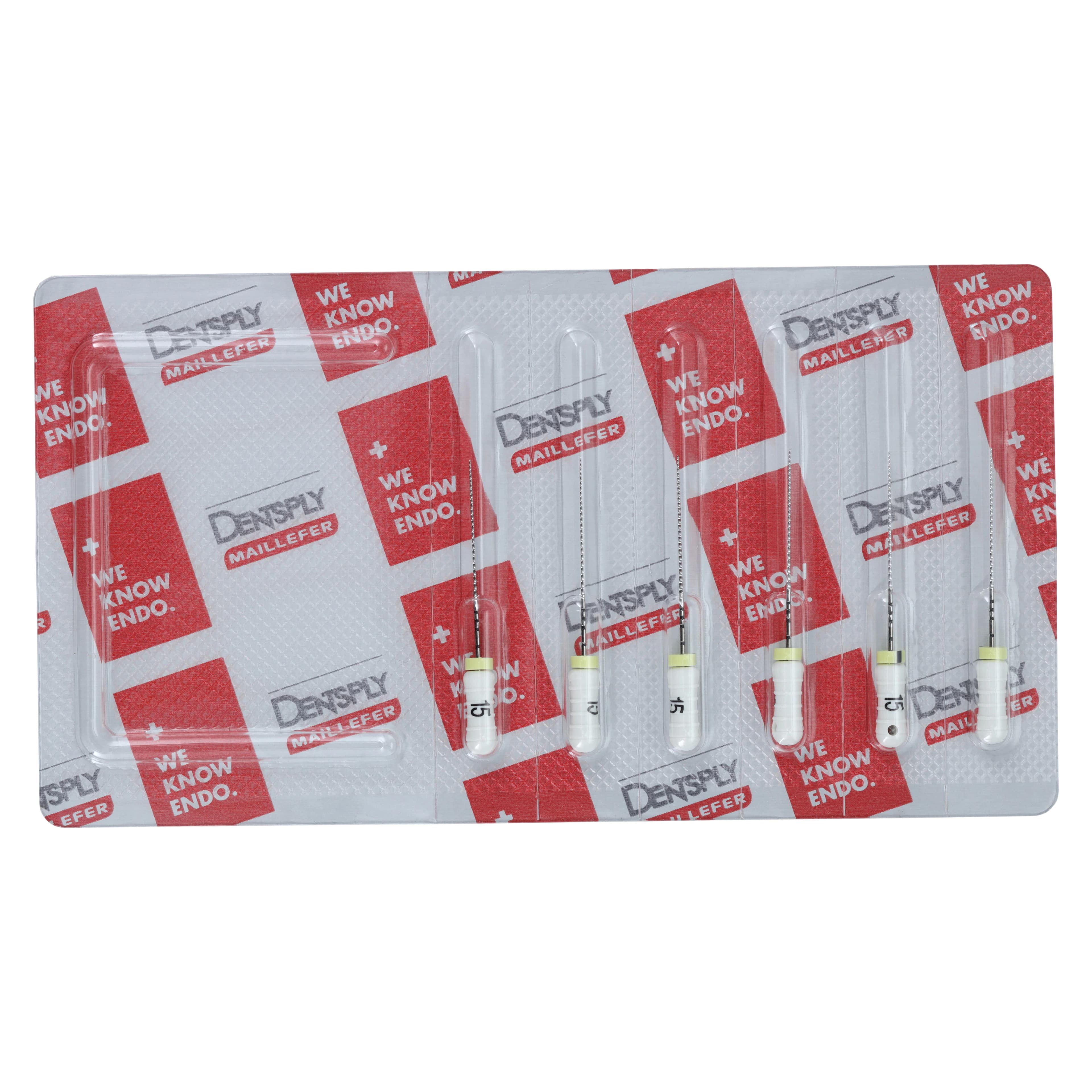 Ready-Steel C+ Stainless Steel Endodontic Hand File, Size #15, 25 mm, White, 6/Pk, 6701525 - Ready-Steel C+ Stainless Steel Hand Files, 25 mm, # 15, White, 6/Pk - Image 1