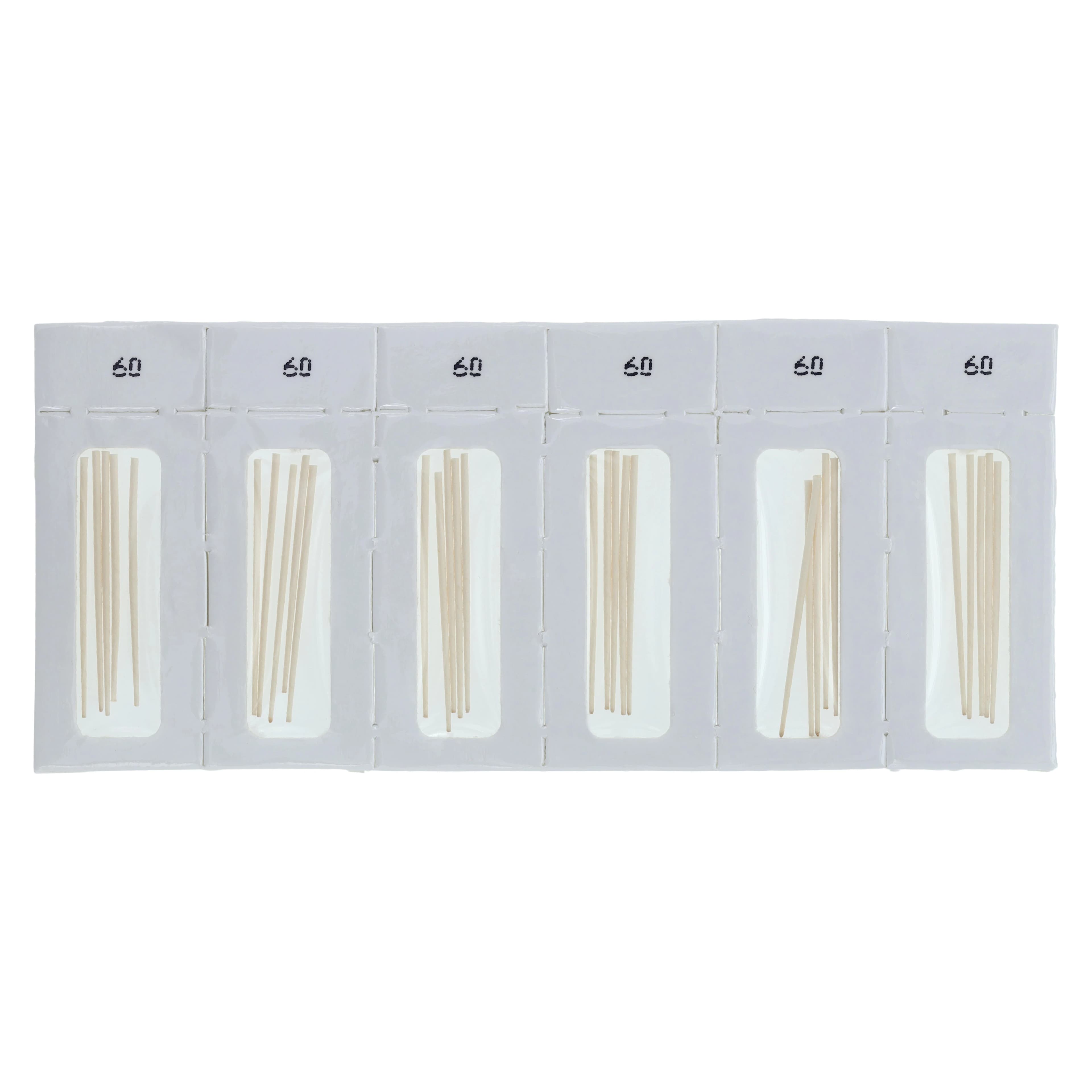 Dentsply Maillefer Absorbent Paper Points, #60, 0.02 Taper, Sterile, Cell Pack, 180/Pk, 670181 thumbnail 2