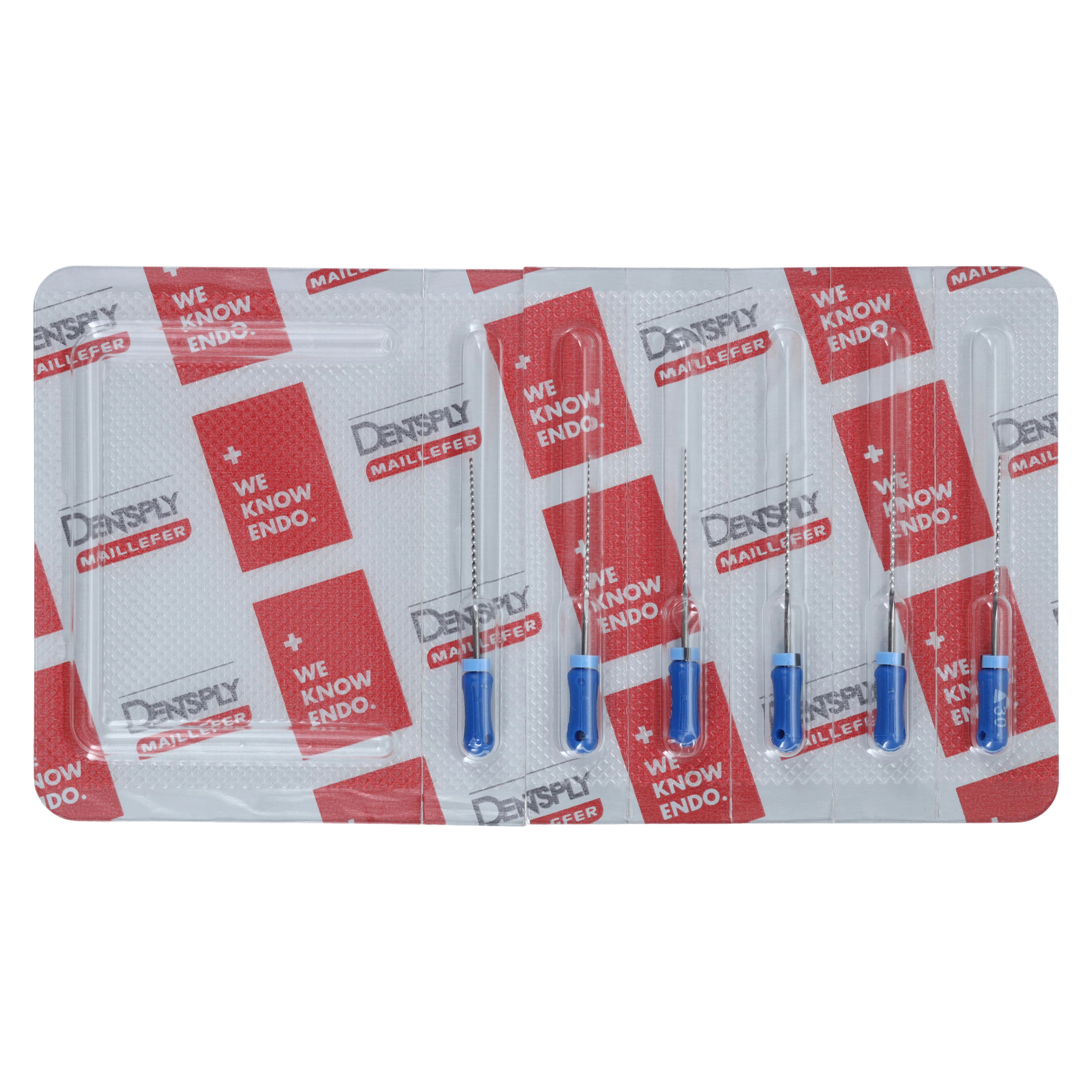 Dentsply Maillefer READYSTEEL K-Reamer, Size #30 (Blue), 25 mm, Sterile, Stainless Steel, Pack of 6, 6723025 - #30 Blue READYSTEEL K-Reamer 25mm Pack of 6 - Image 1