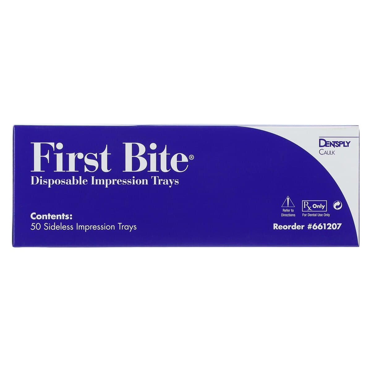 First Bite Disposable Double-Arch Impression Trays, Sideless, 50/Box, 661207 thumbnail 4