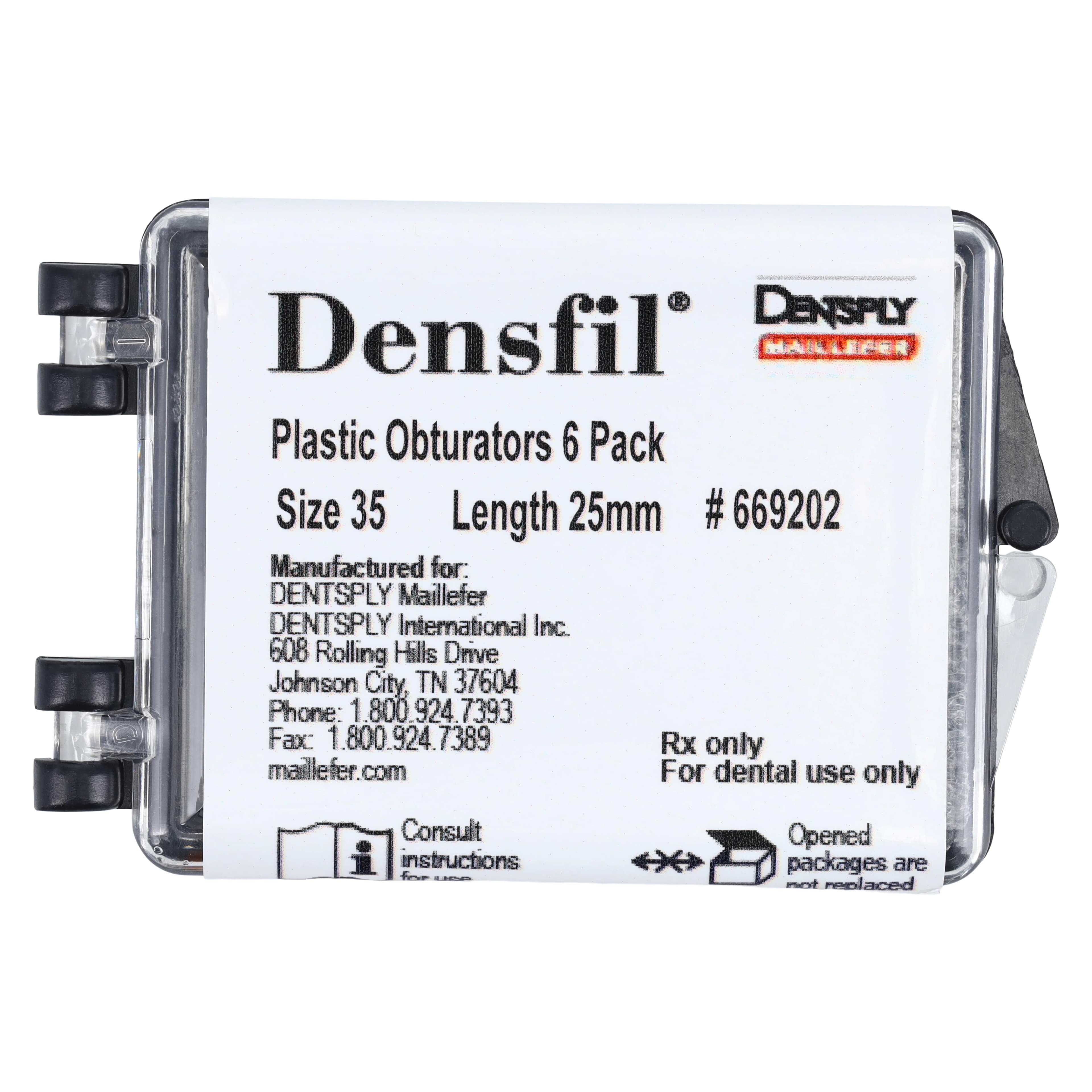 Densfil Plastic Obturators #35, 25mm, Green, 6/Pkg, 669202 thumbnail 5