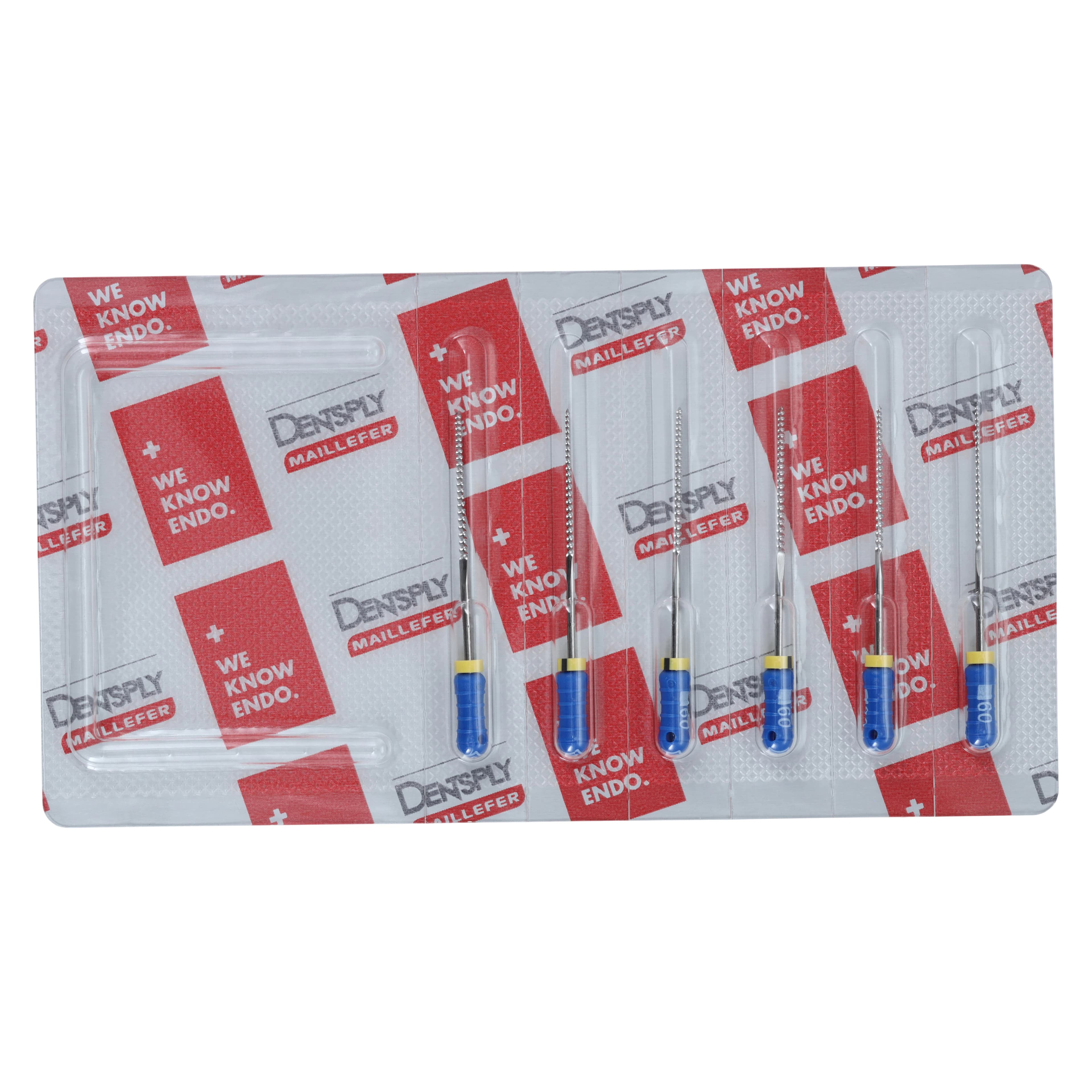 Dentsply Maillefer READYSTEEL K-File, Size #60, Blue, 31mm, Sterile, 6/Pack, 6846031 - #60 Blue READYSTEEL K-File 31mm Pack of 6 - Image 1
