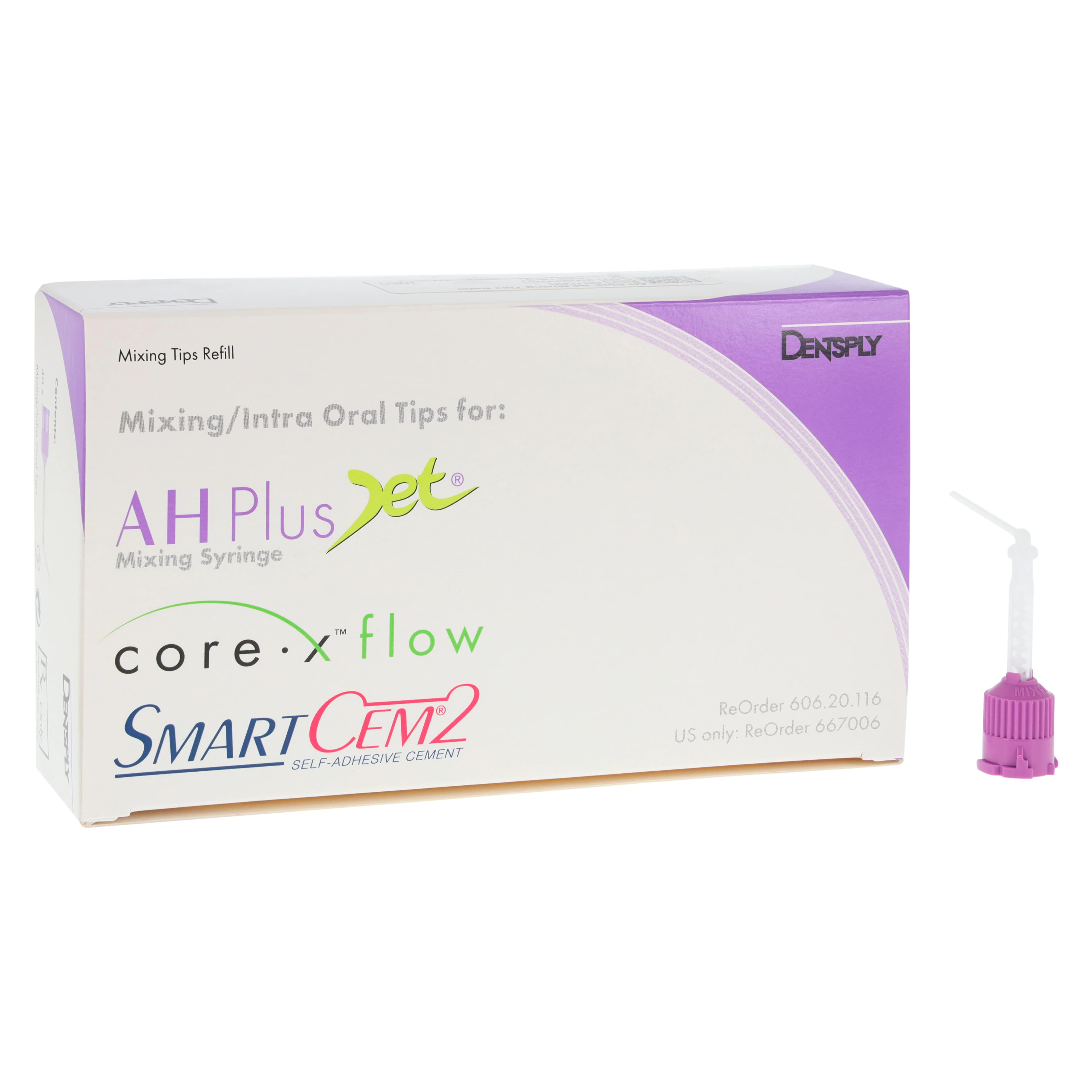 AH Plus Jet Root Canal Sealer Mixing Tips Refill, 40/Pkg, 667006 - AH Plus&reg; Jet&trade; Root Canal Sealer - Mixing Tips Refill - Image 1