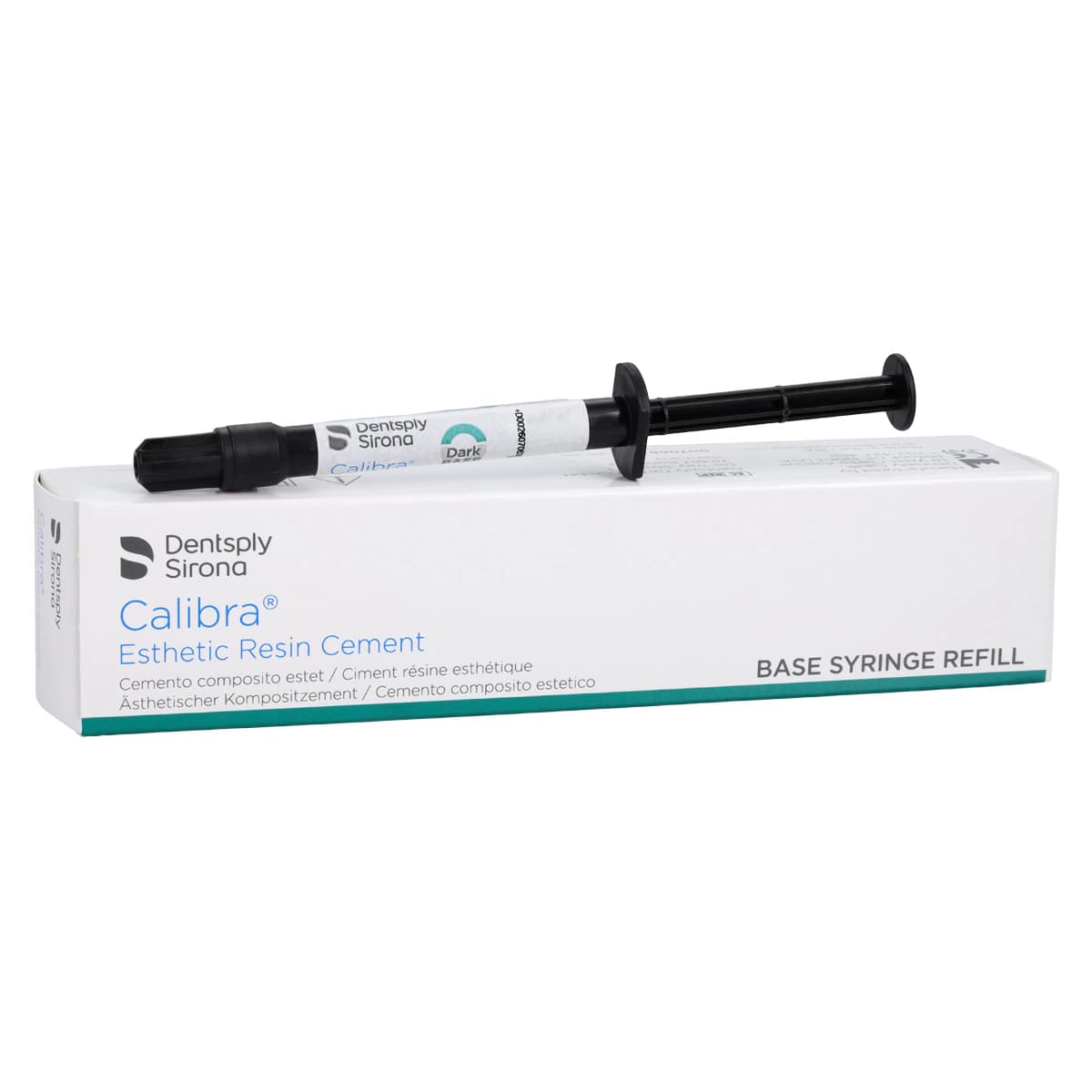 Calibra Esthetic Resin Cement, Base Refill, Dark, 2 g Syringe, 607063 - Calibra Esthetic Resin Cement, Base Refill, 2 g, Misc., 607063 - Image 1