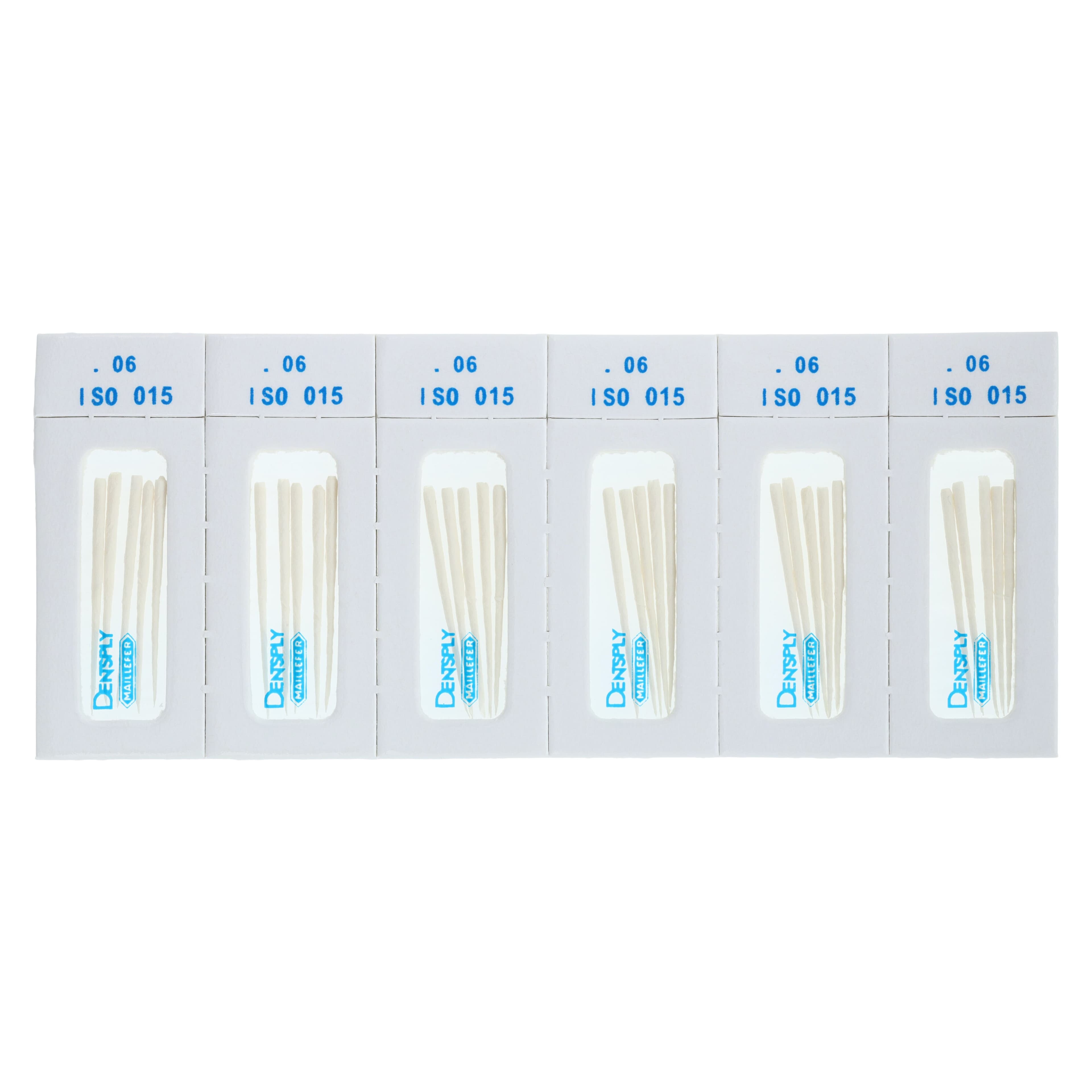 Dentsply Maillefer Absorbent Paper Points, Sterile, .06 Taper, #15 (White), 180/Pack, 670193 thumbnail 2