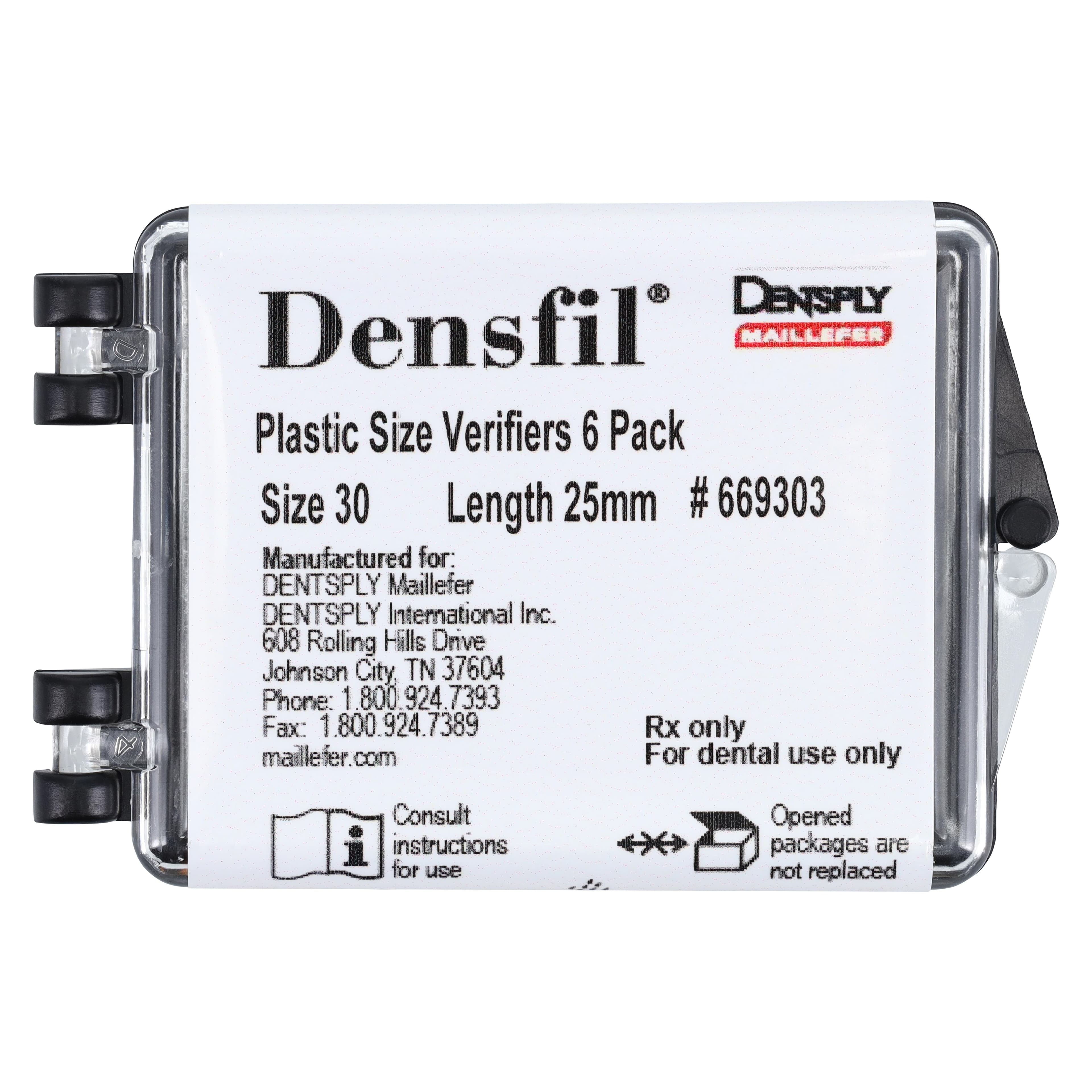 Densfil Size Verification Device, #30, Blue, 6/Pkg, 669303 thumbnail 5