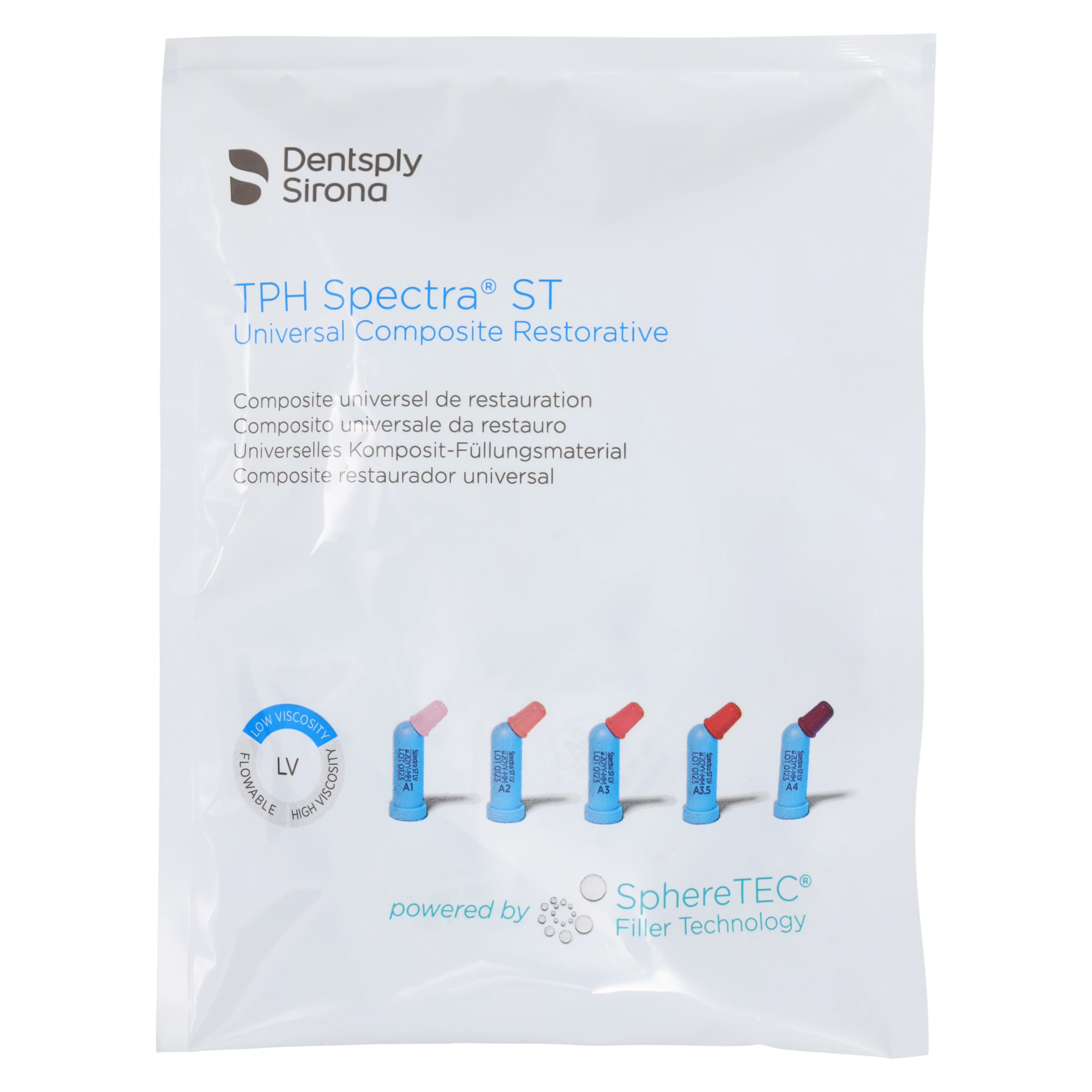 TPH Spectra ST Universal Composite, Low Viscosity, Compule Tips Refill, 0.25 g, A3, 20/Pk, 642222 thumbnail 2