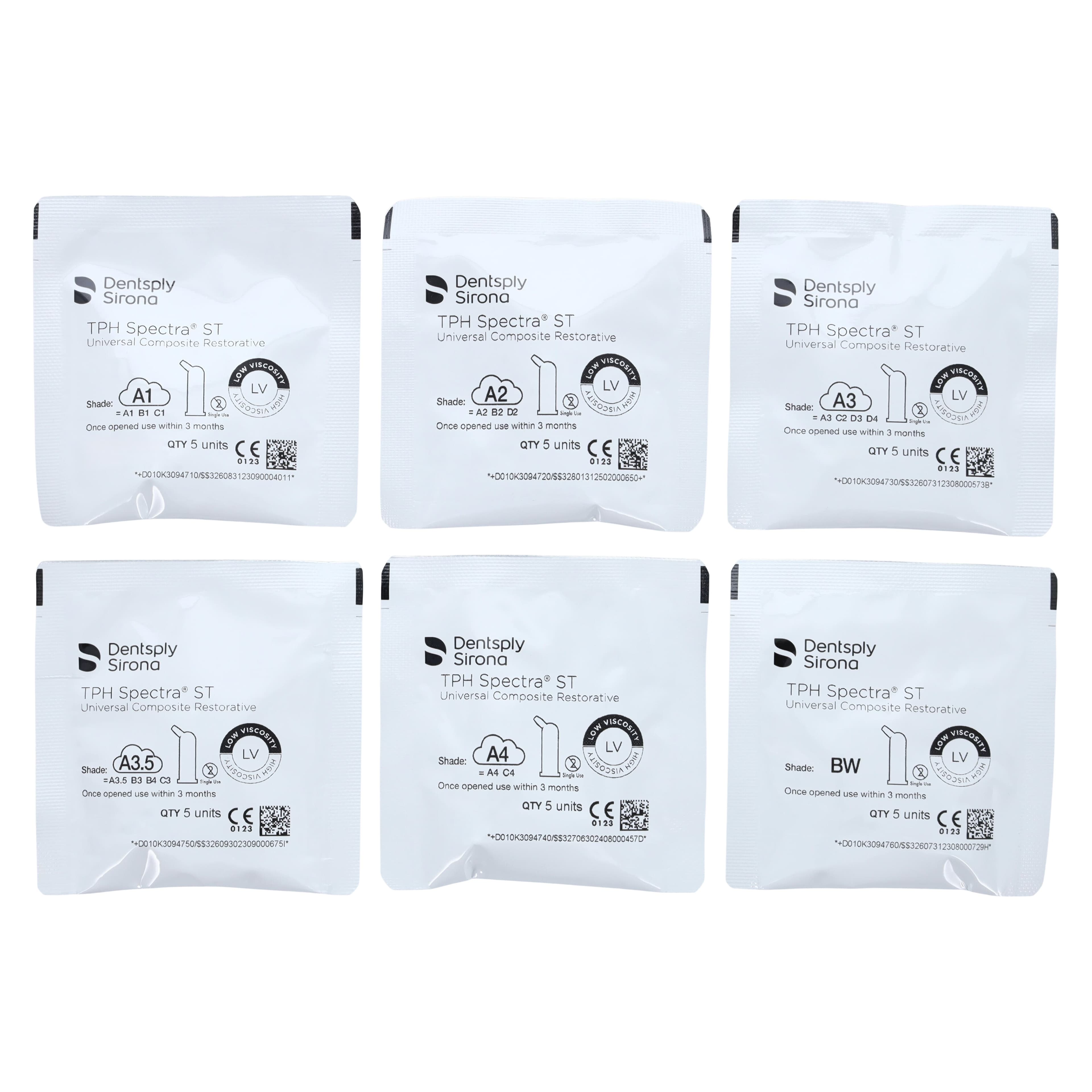 TPH Spectra ST Universal Composite, Low Viscosity, Intro Kit, 40 x 0.25 g Compules Tips, 642000 thumbnail 6