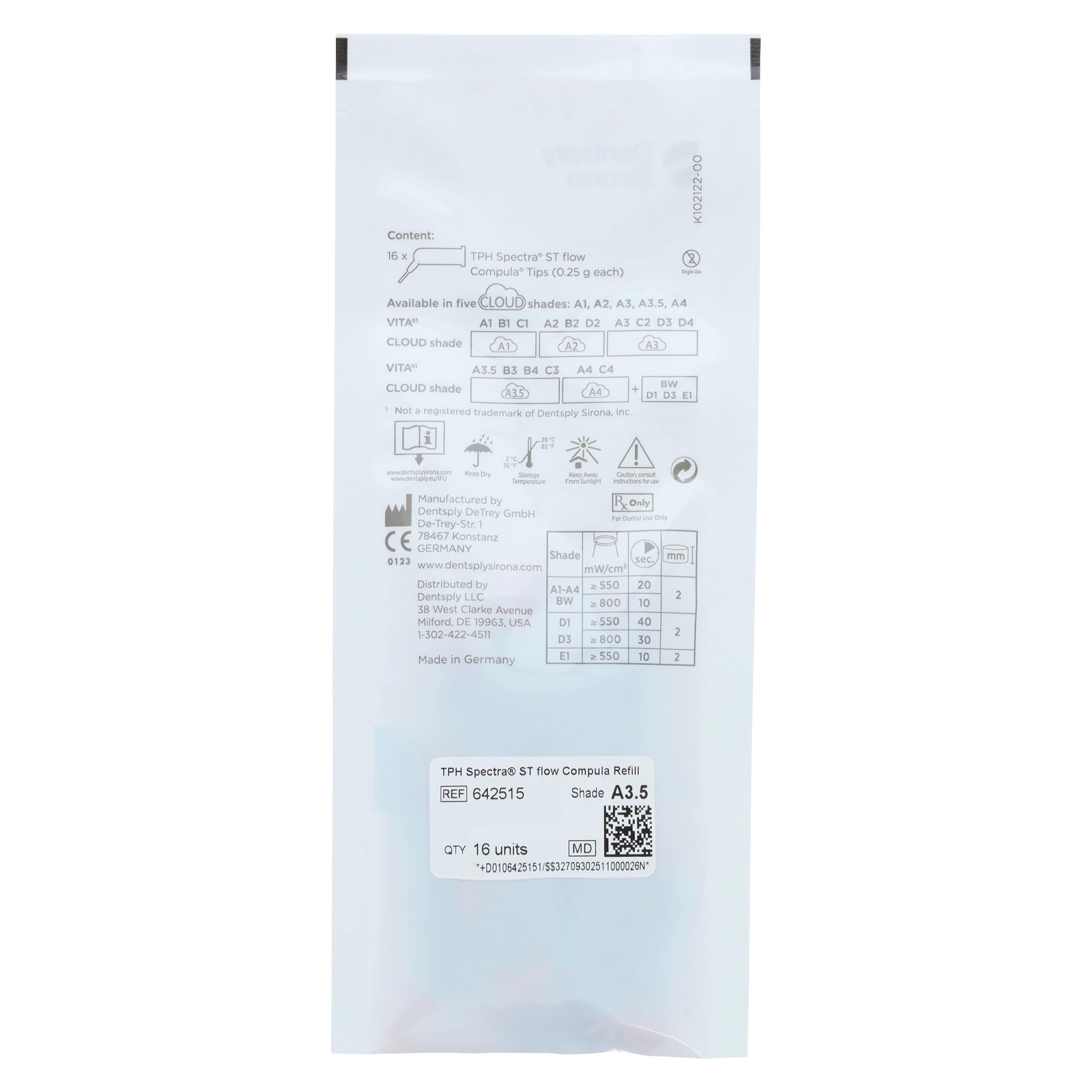 TPH Spectra ST Flow Flowable Composite Restorative, Compula Tips Refill, Shade A3.5, 0.25 g, 16/Box, 642515 thumbnail 2