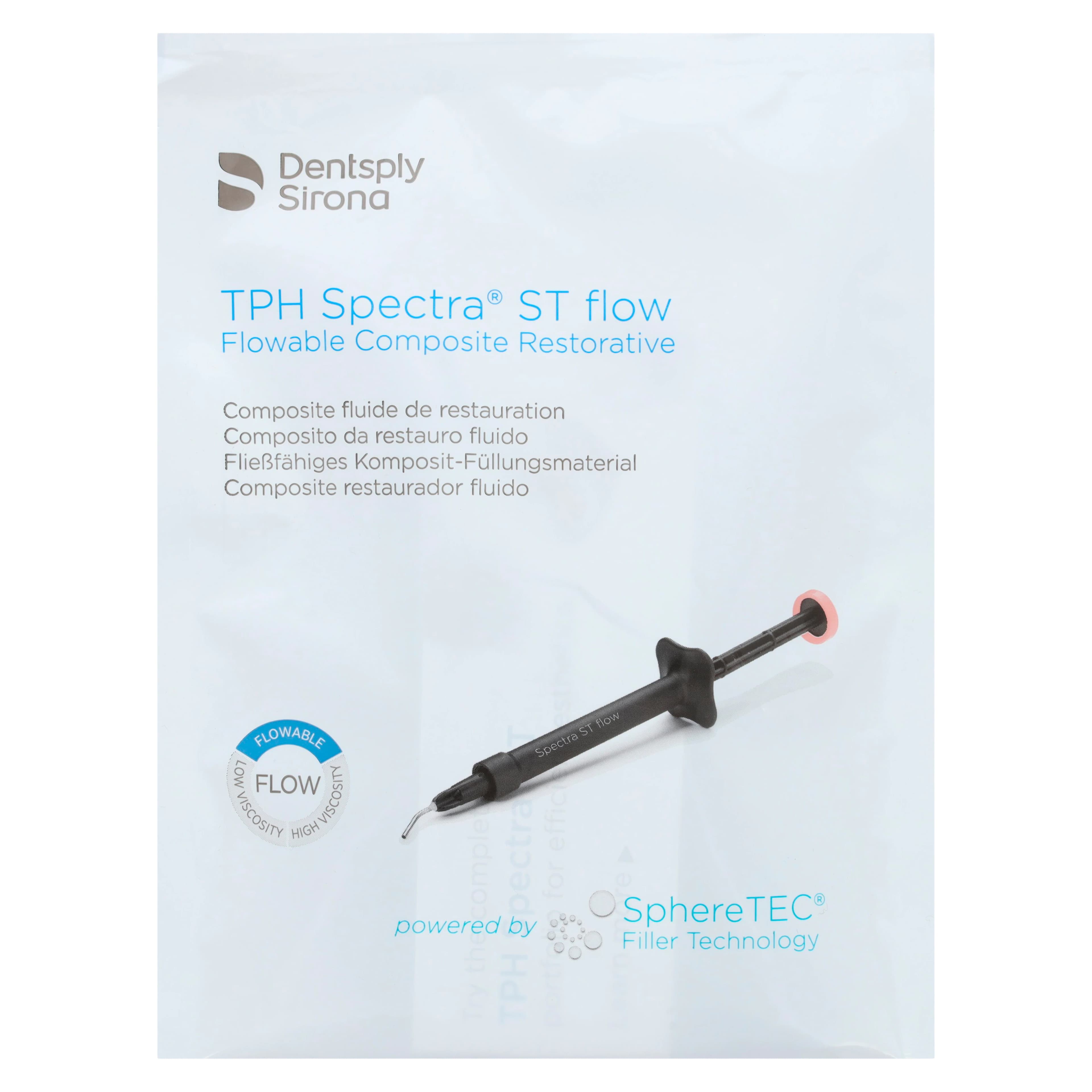 TPH Spectra ST Flow Flowable Composite Restorative Syringe Refill, Shade A3.5, 1.8 g, 2 Syringes & 25 Tips, 642525 - TPH Spectra ST flow Composite Syringe & 25 Tips, A3.5 Shade, 1.8 Gm. Refill, 2/Pk - Image 1