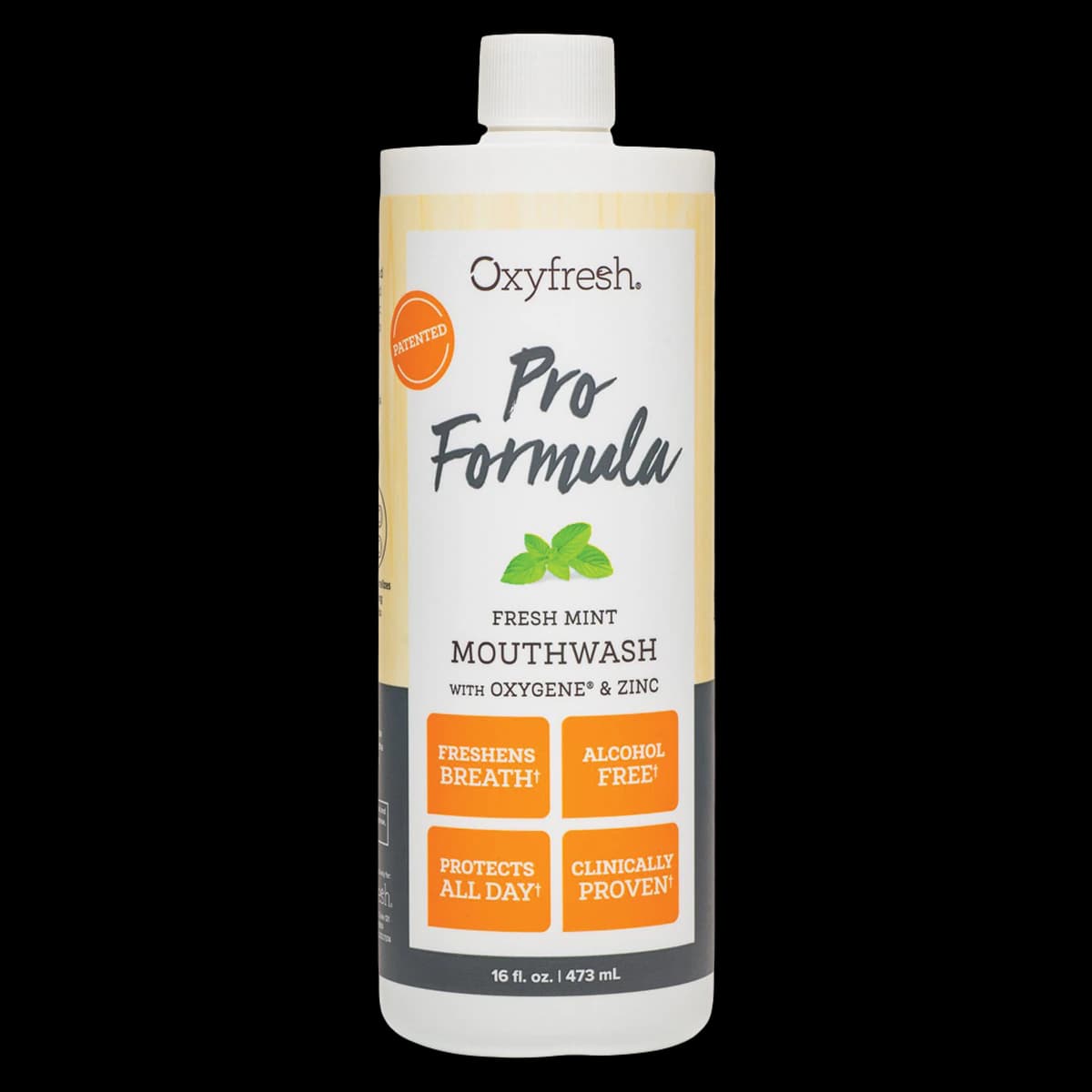 Oxyfresh Pro Formula Fresh Mint Mouthwash, 16 oz Bottle, Fluoride Free, Alcohol Free - Oxyfresh Pro Formula Mouthwash - Image 1