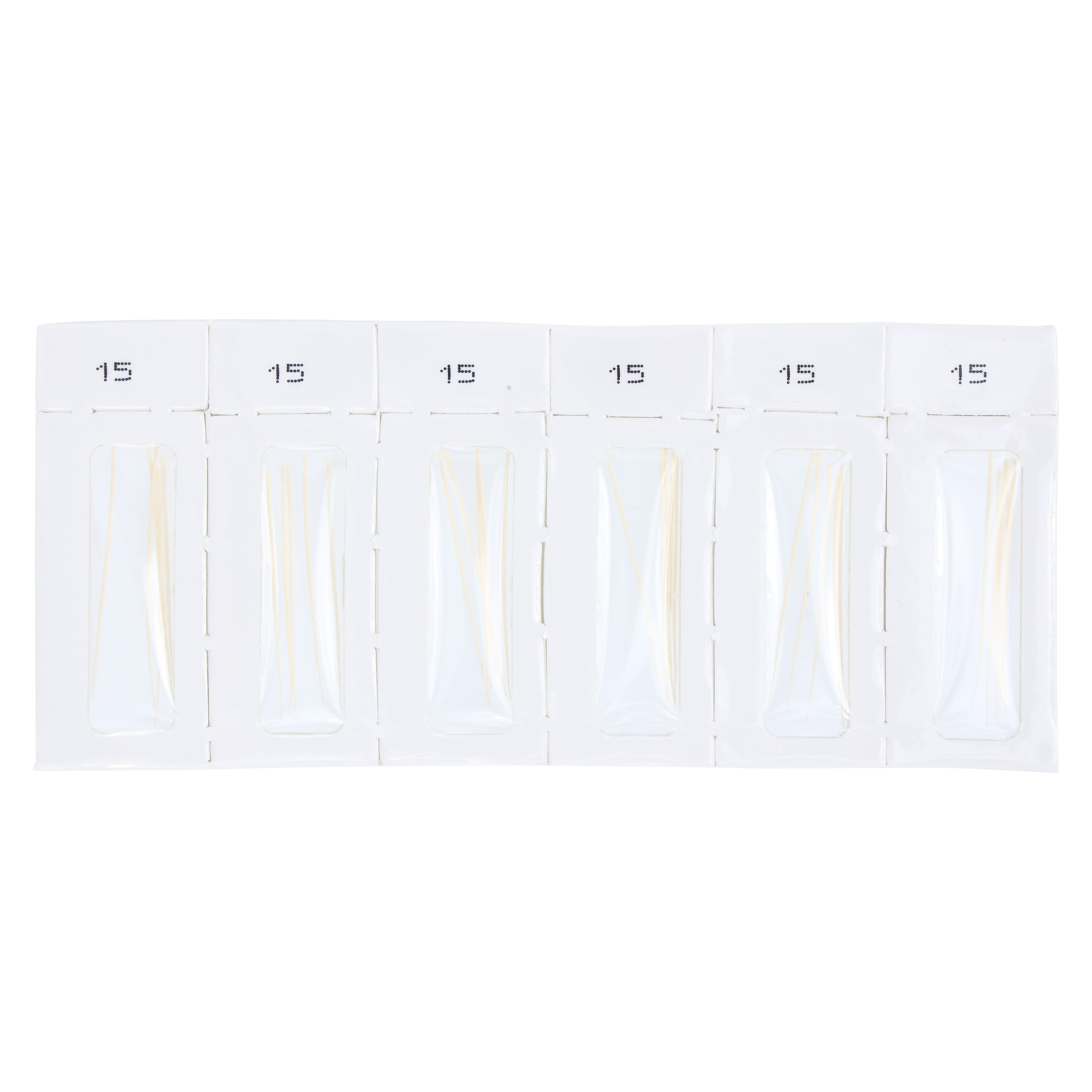 Dentsply Maillefer Absorbent Paper Points, ISO #15, Hand Rolled, Sterile, Cell Pack of 180 (670172) thumbnail 2