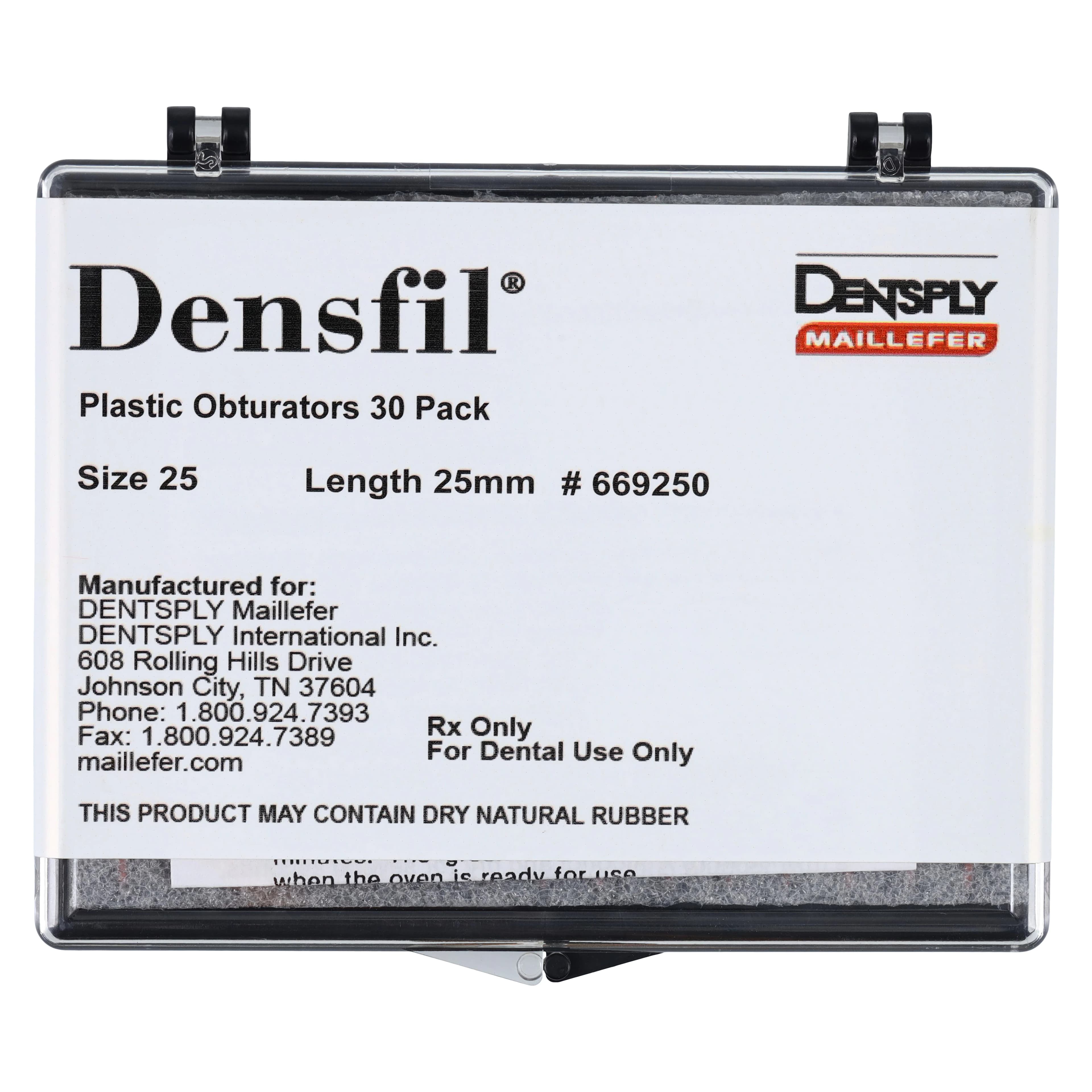 Densfil Plastic Obturators, Refill, 25 mm, Size #25, Red, 30/Pk, 669250 thumbnail 4