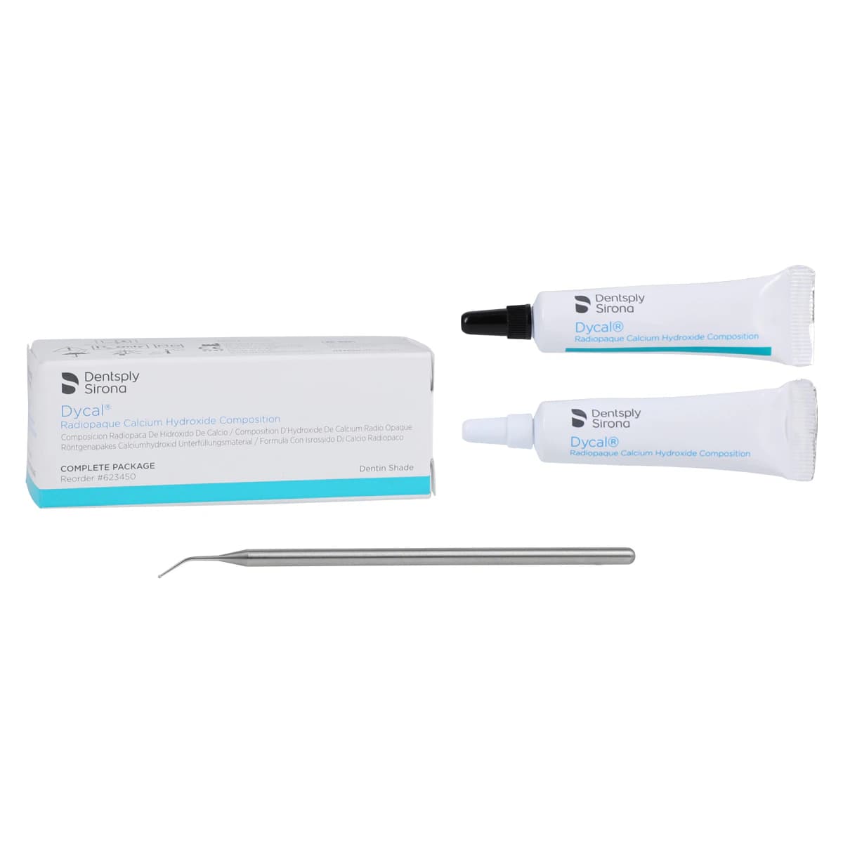Dycal Calcium Hydroxide Cavity Liner, Complete Package, Dentin Shade, 1/Pk, 623450 thumbnail 2