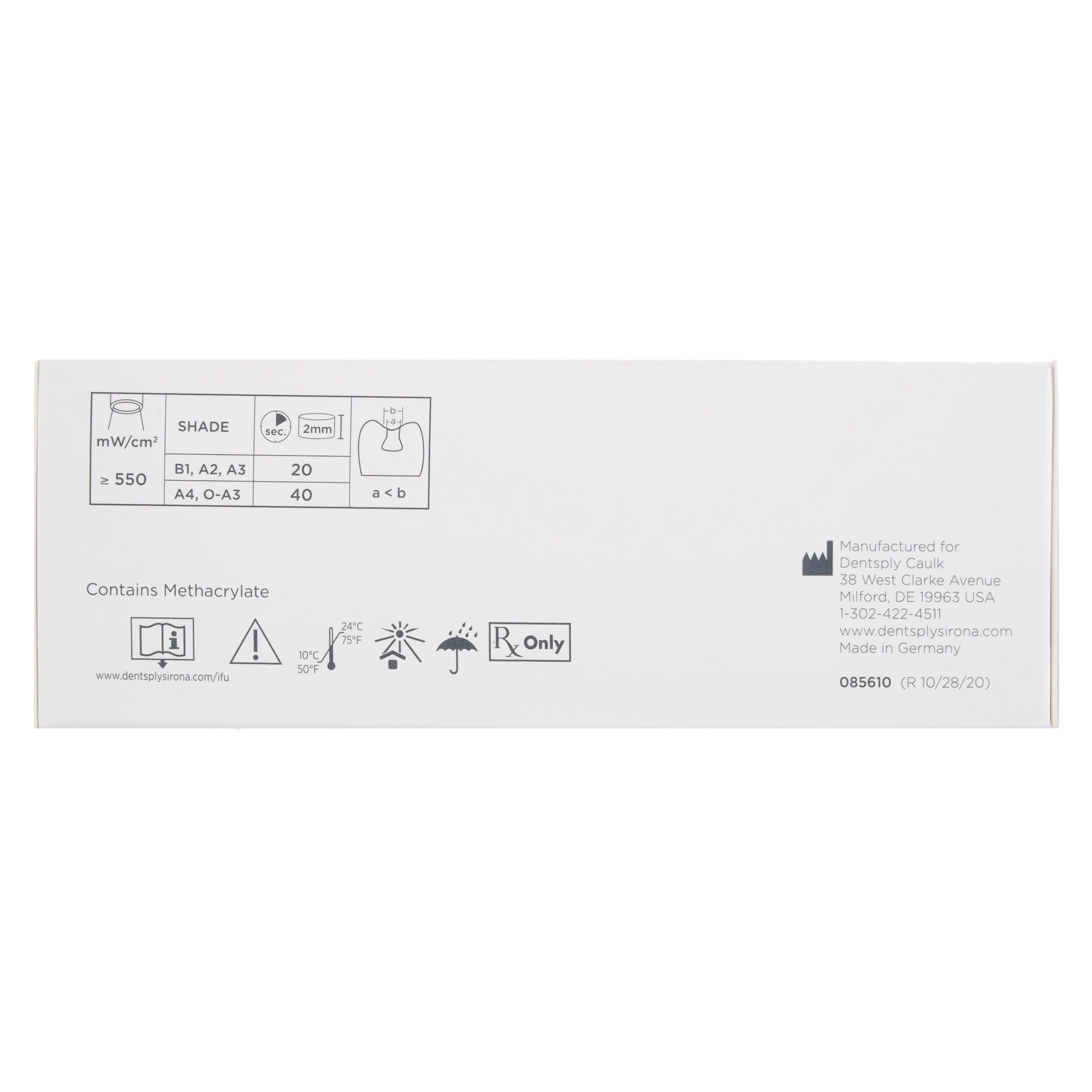 Dyract Flow Flowable Compomer Restorative Syringe Refill, Shade A4, 1.3 g, 25 Prebent Tips, 685616 thumbnail 4