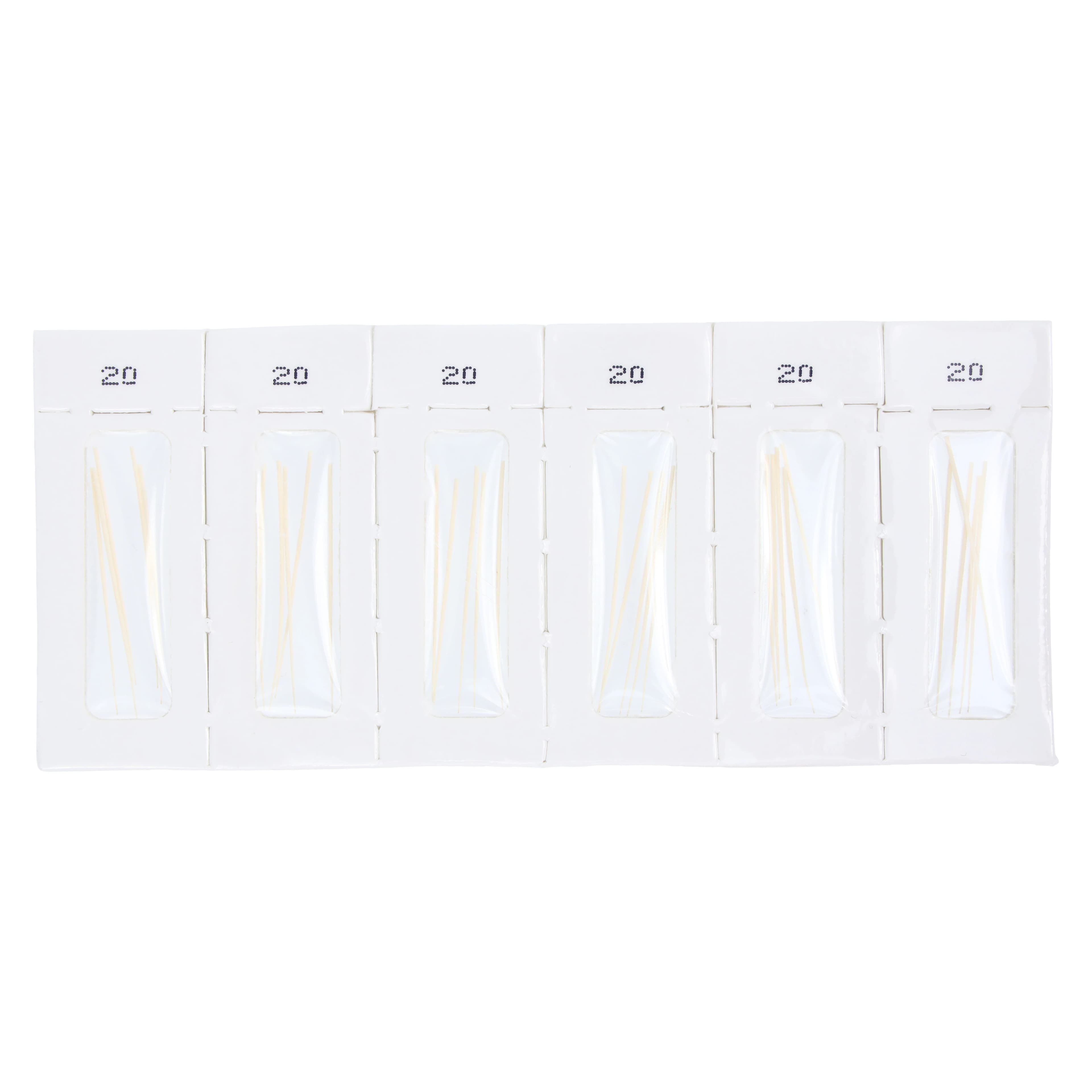 Dentsply Maillefer Absorbent Paper Points, ISO #20, 0.02 Taper, Hand Rolled, Sterile, Cell Pack of 180, 670173 thumbnail 2
