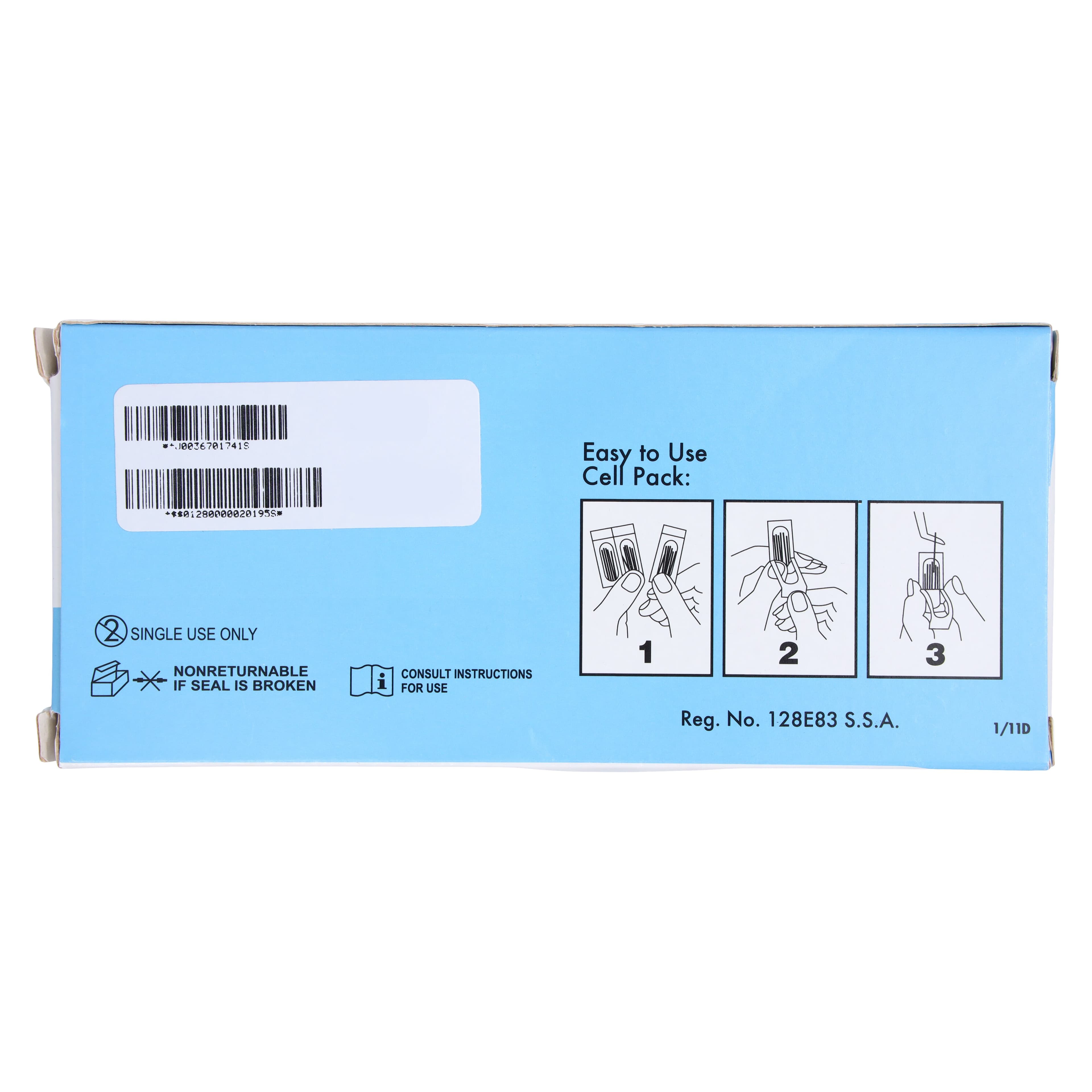 Dentsply Maillefer Absorbent Paper Points, ISO #25, 0.02 Taper, Hand-Rolled, Sterile, Cell Pack of 180, 670174 thumbnail 3