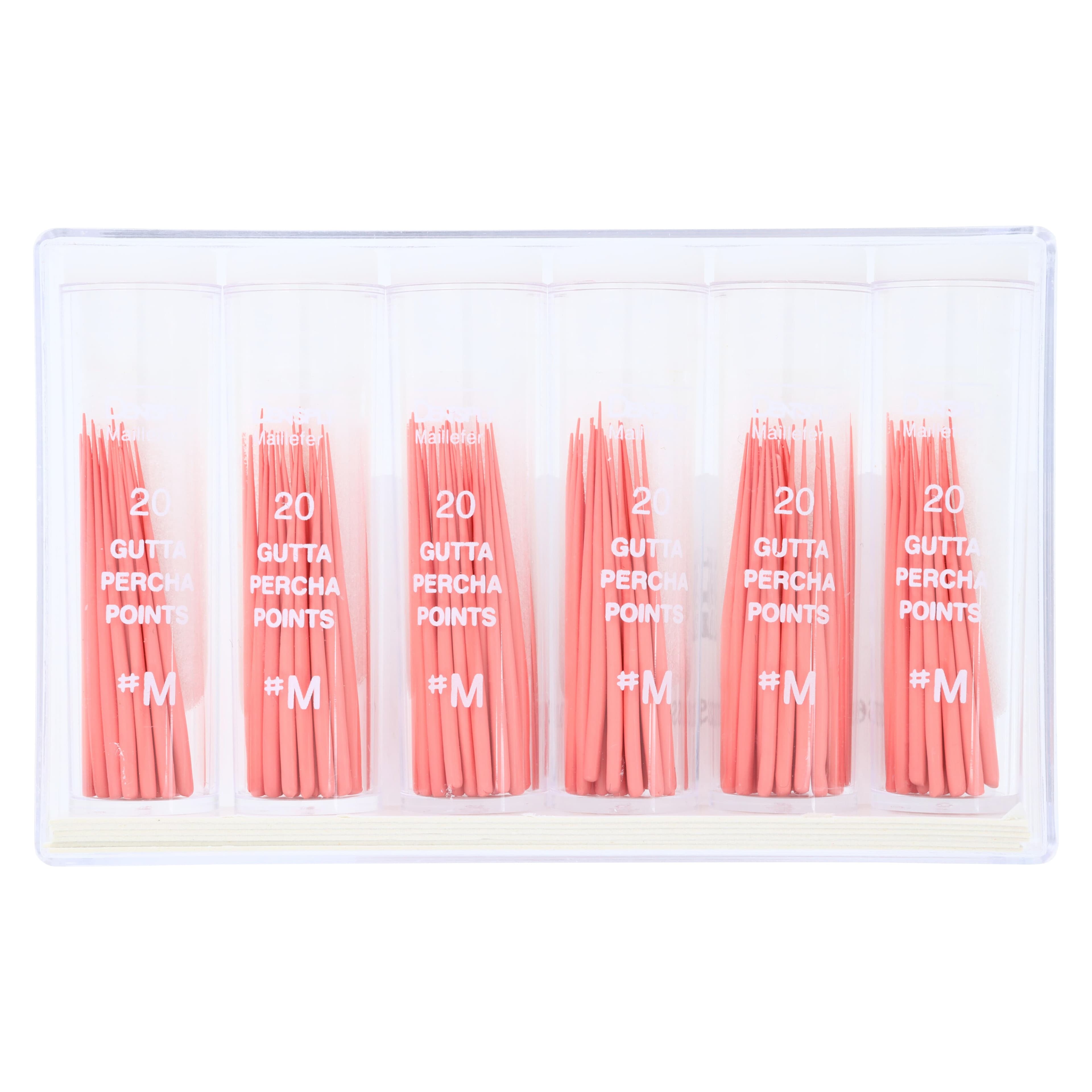 Dentsply Maillefer Gutta Percha Points, Medium, .02 Taper, 20mm, 120/Bx (6 Vials of 20), 670925 thumbnail 6